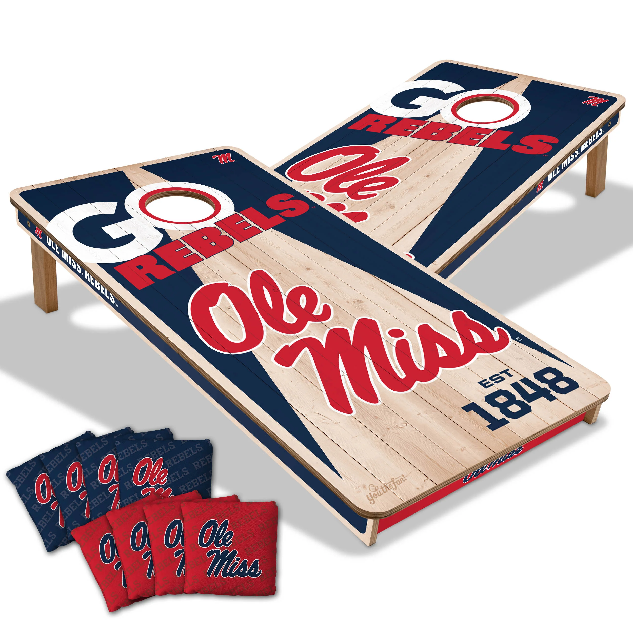 NCAA Licensed 2x4 Cornhole Boards - Image 34