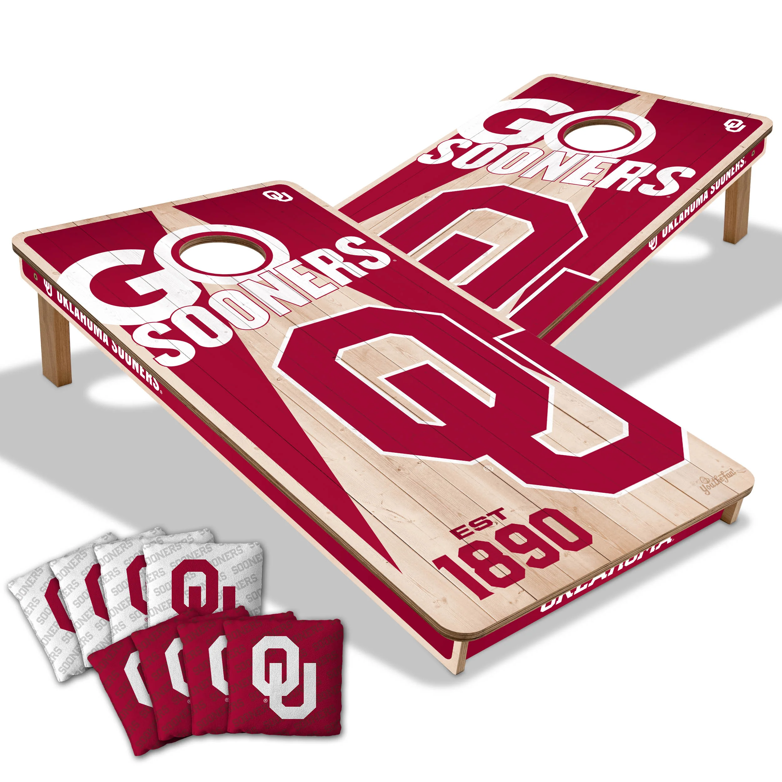 NCAA Licensed 2x4 Cornhole Boards - Image 35