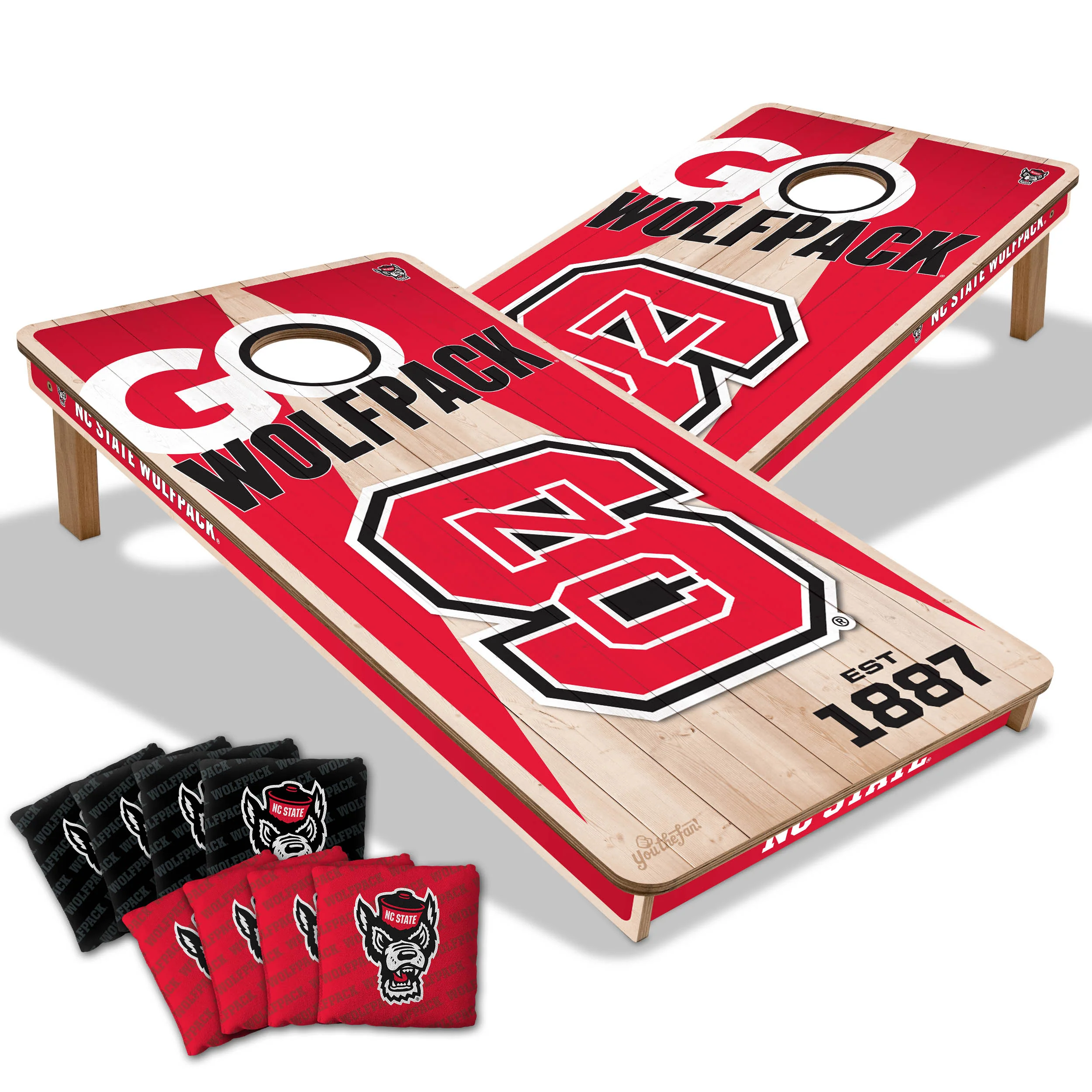 NCAA Licensed 2x4 Cornhole Boards - Image 41