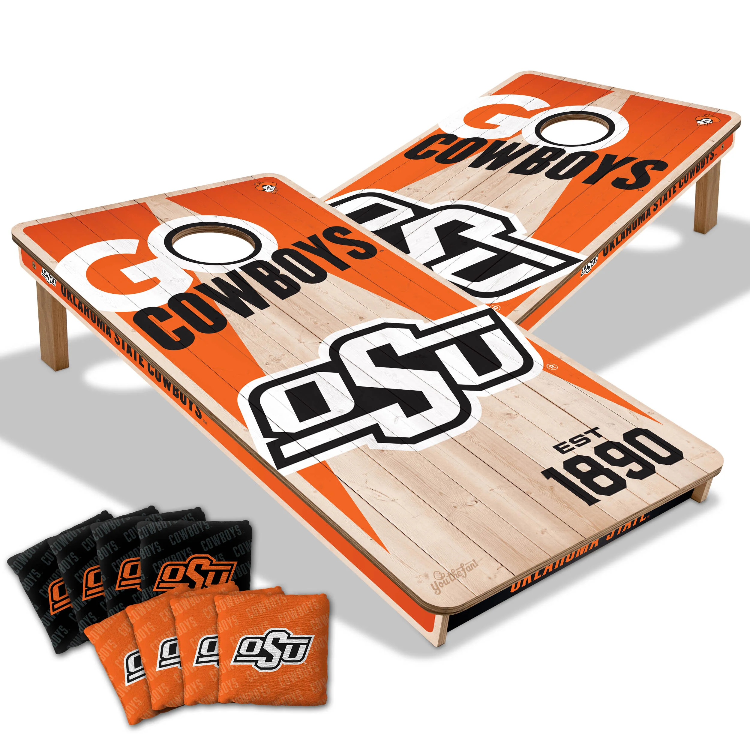 NCAA Licensed 2x4 Cornhole Boards - Image 45