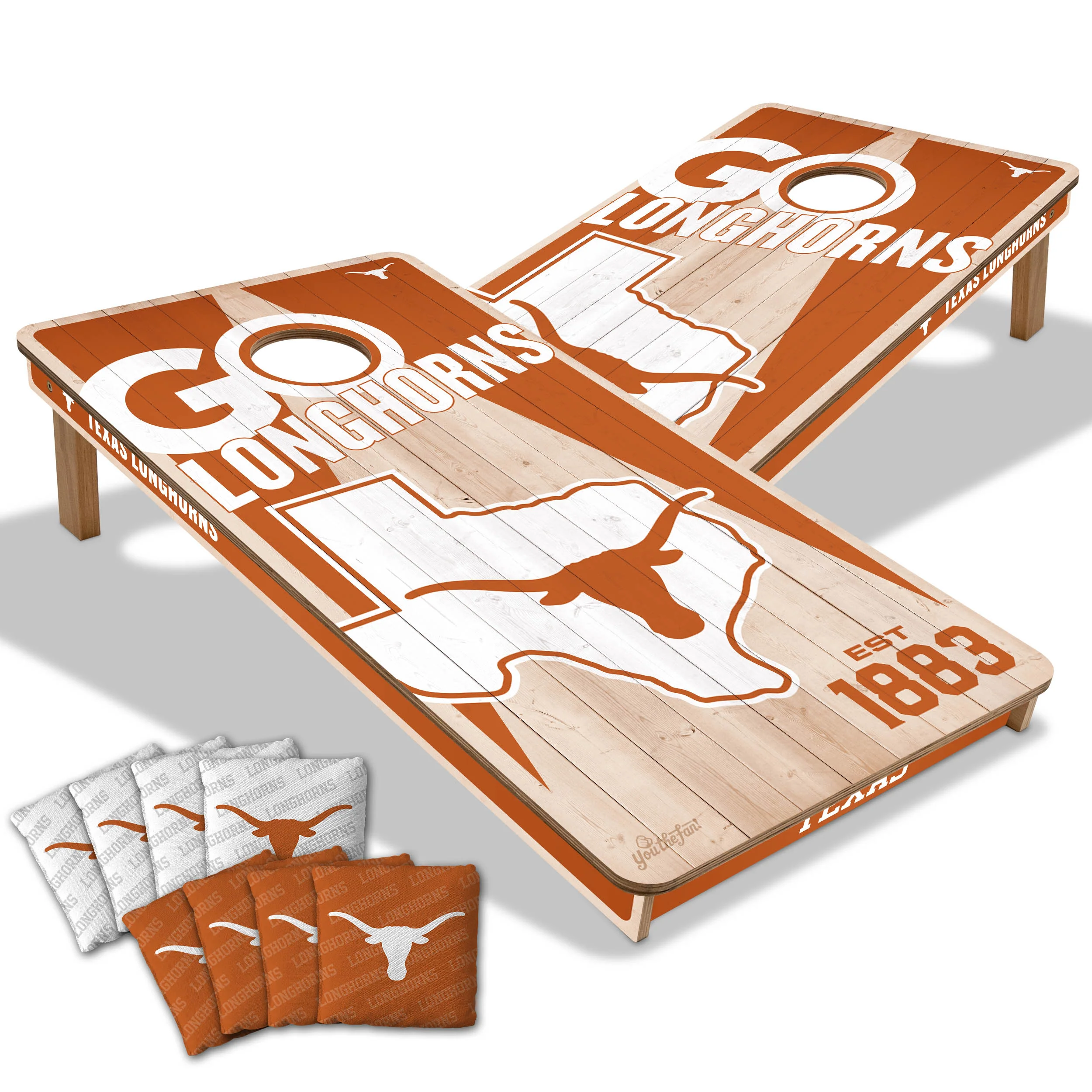 NCAA Licensed 2x4 Cornhole Boards - Image 47