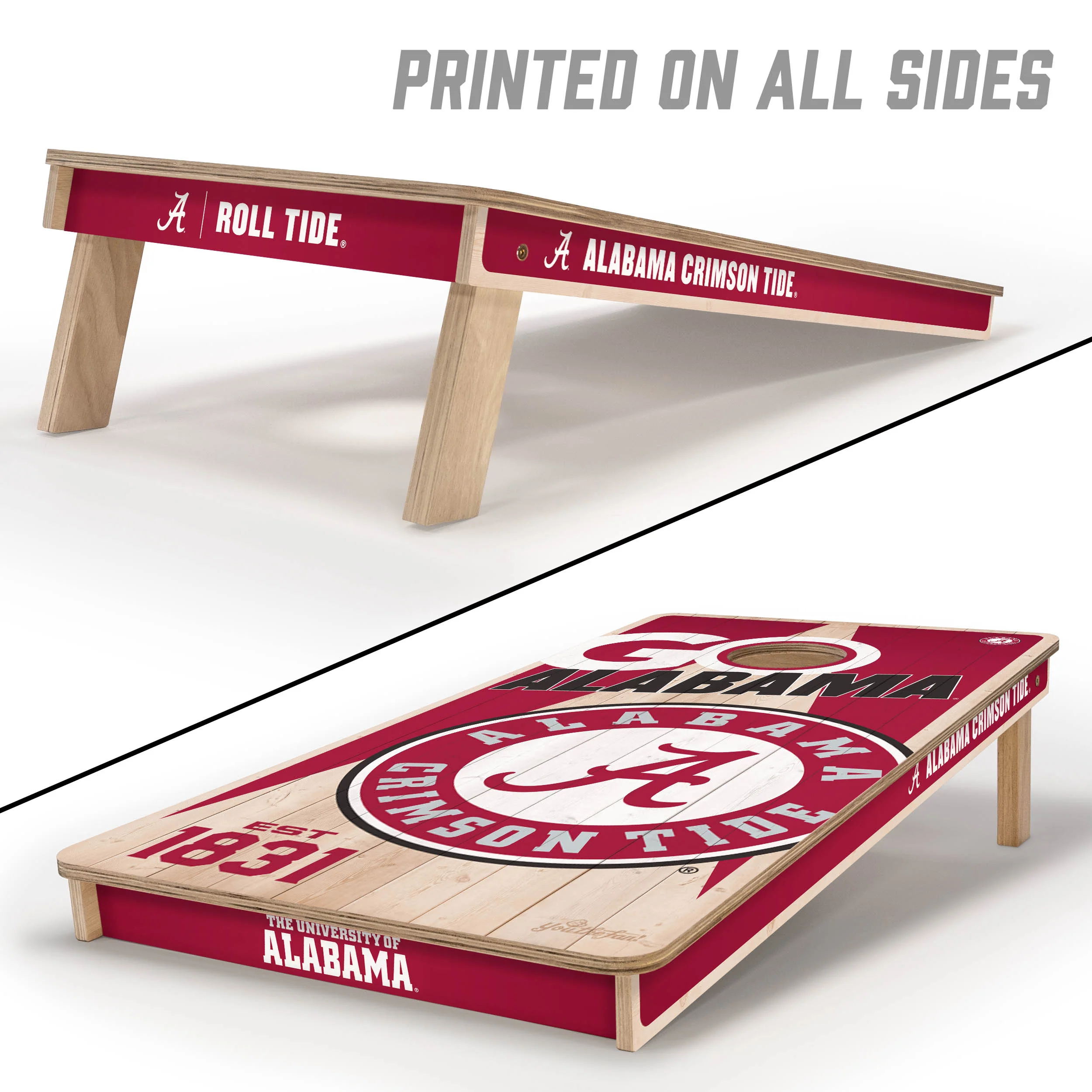 NCAA Licensed 2x4 Cornhole Boards - Image 5