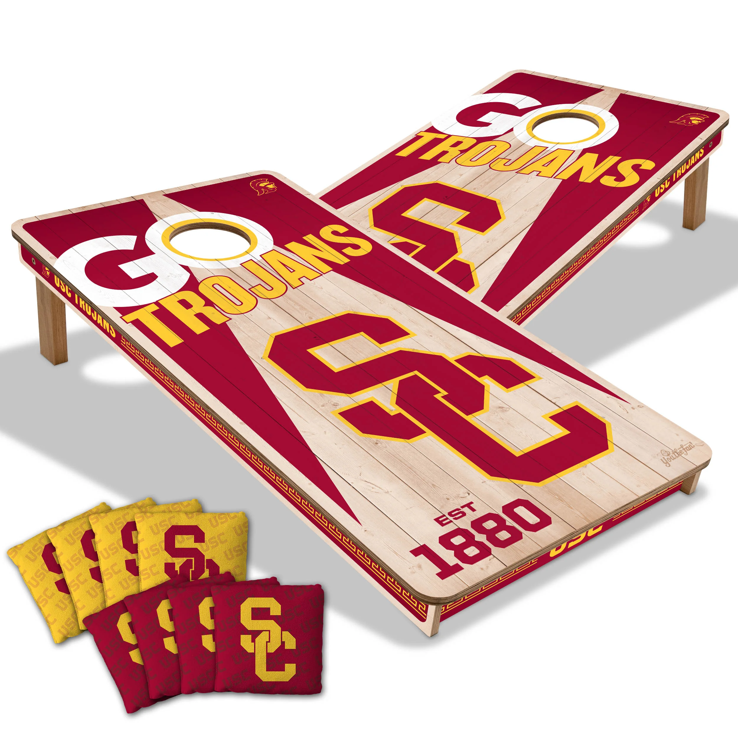 NCAA Licensed 2x4 Cornhole Boards - Image 50