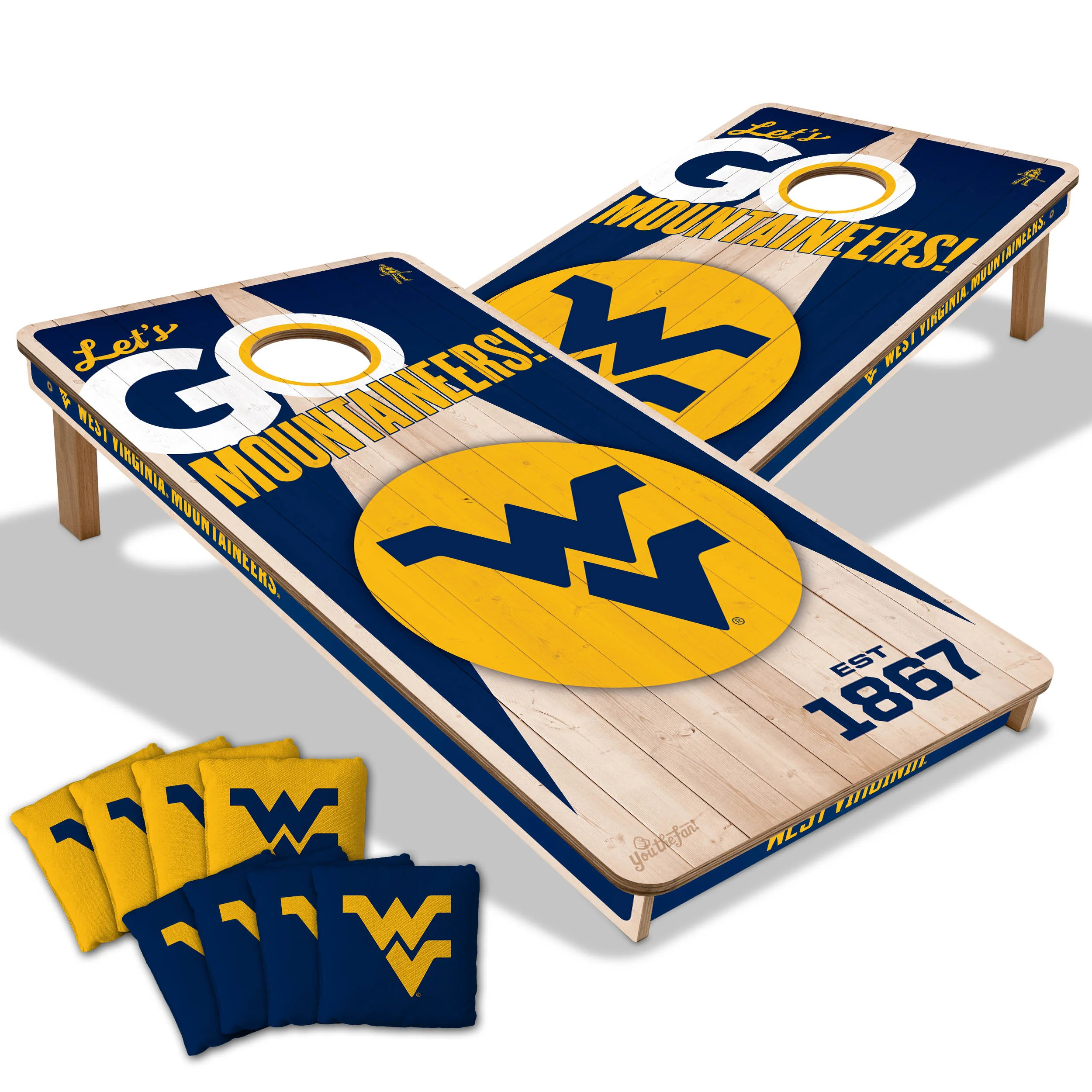NCAA Licensed 2x4 Cornhole Boards - Image 53