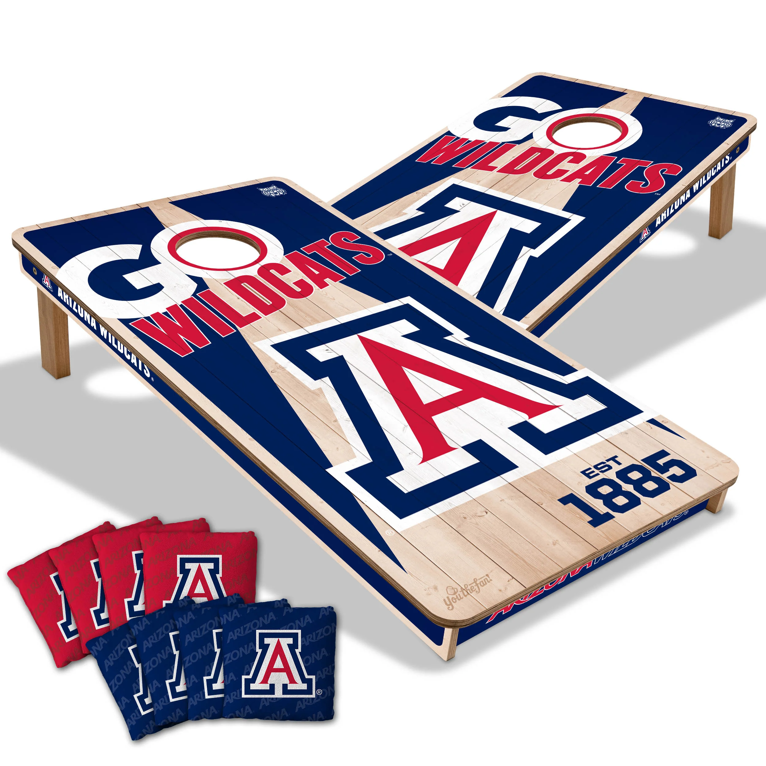 NCAA Licensed 2x4 Cornhole Boards - Image 7