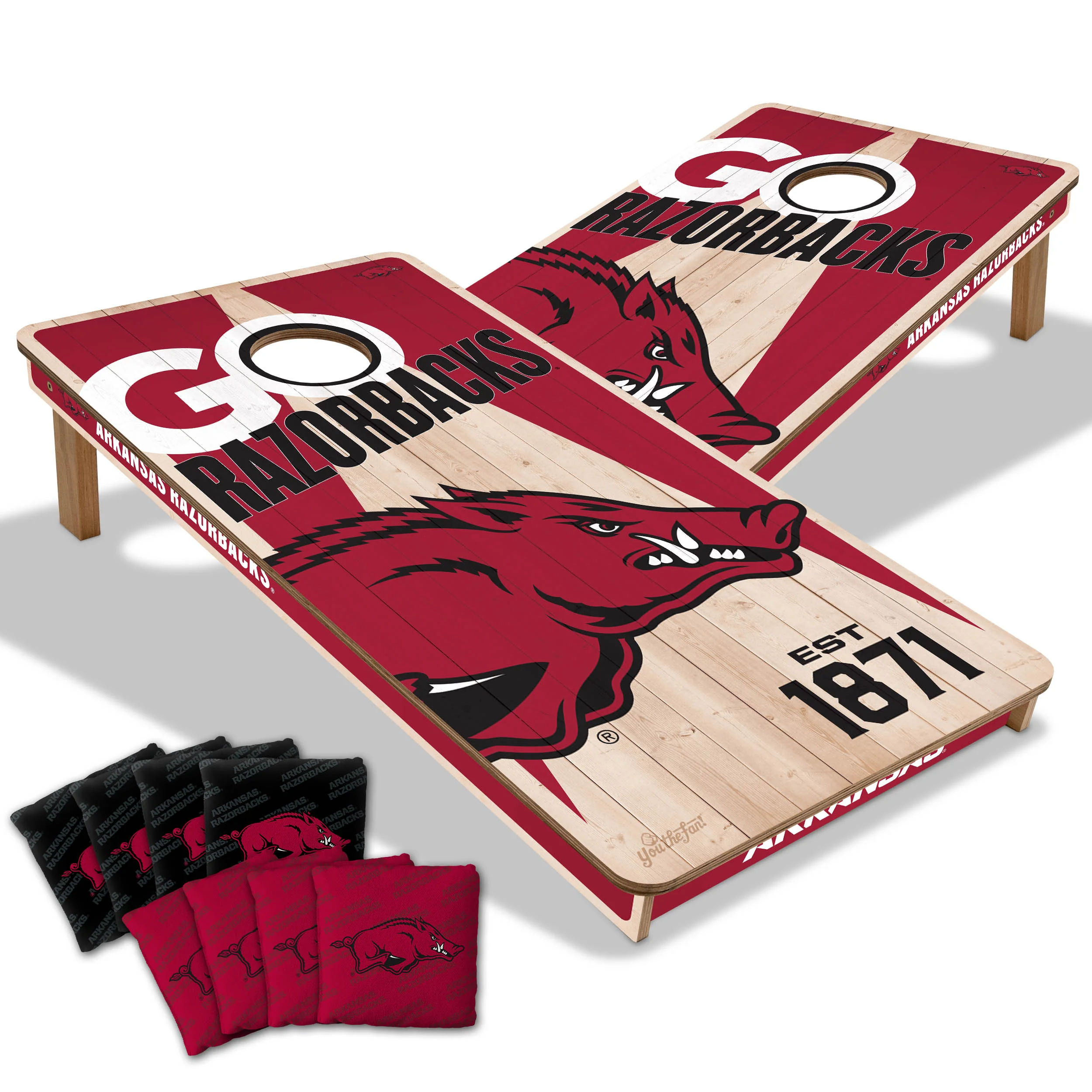 NCAA Licensed 2x4 Cornhole Boards - Image 8