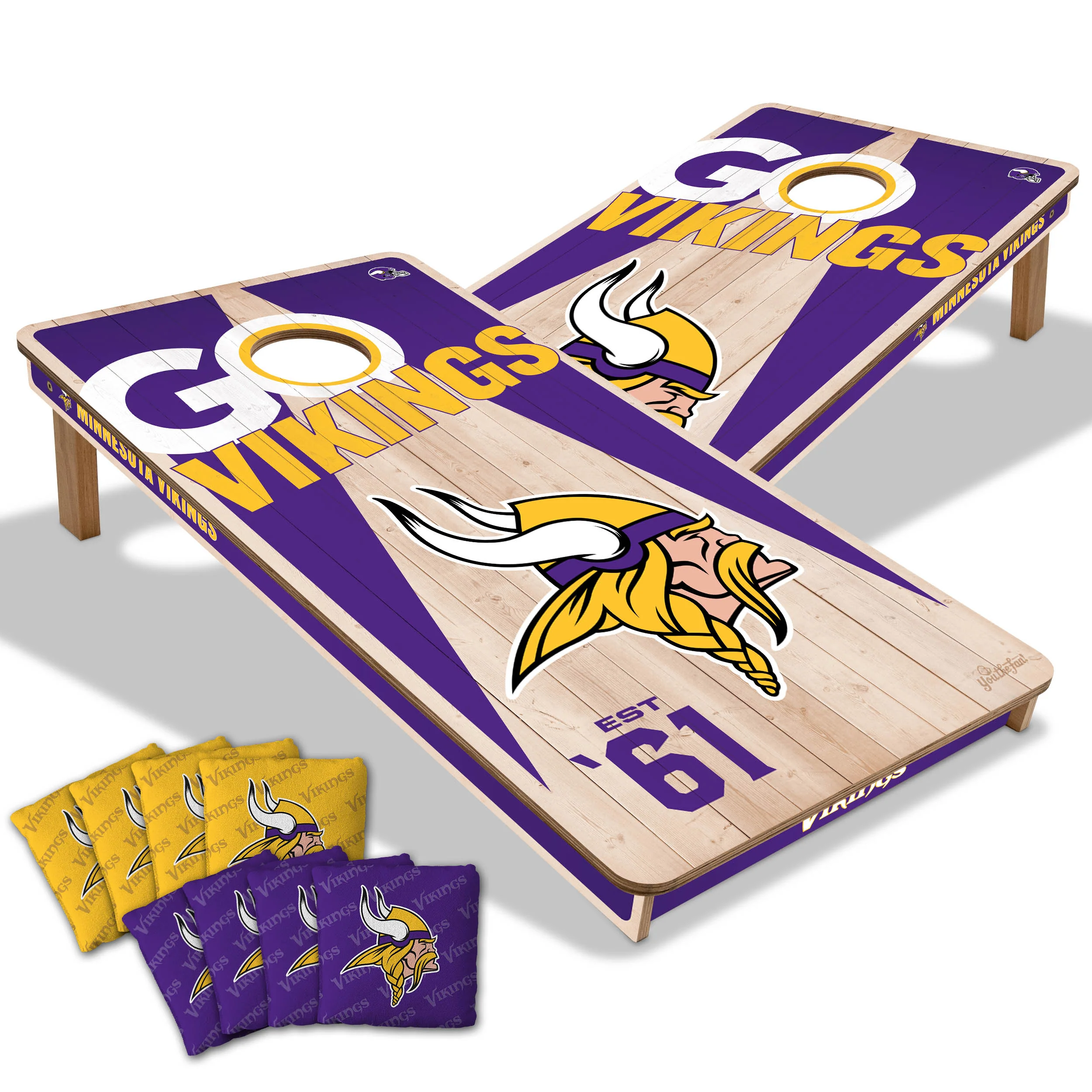 NFL Licensed 2x4 Cornhole Boards - Image 26