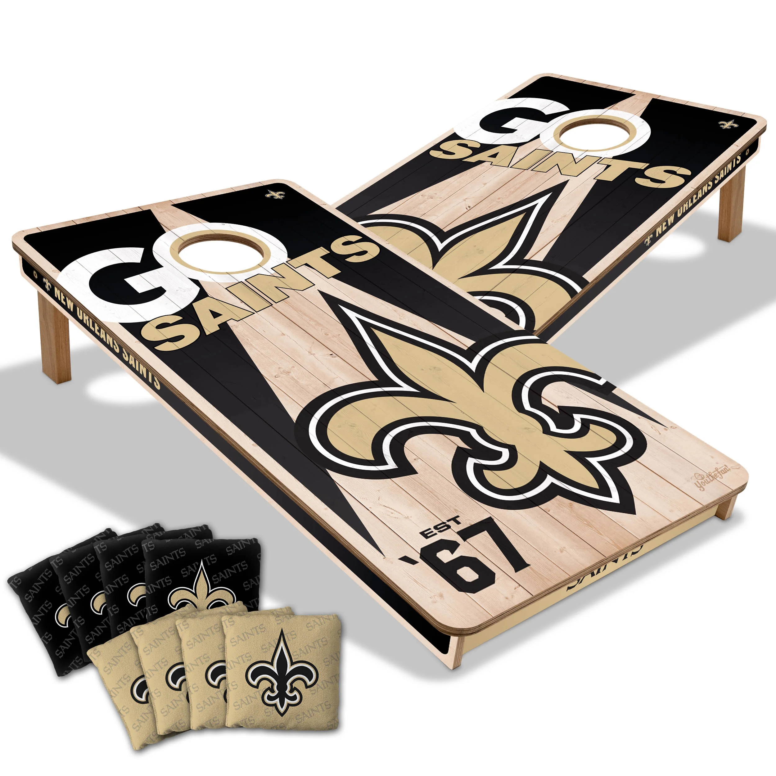 NFL Licensed 2x4 Cornhole Boards - Image 28