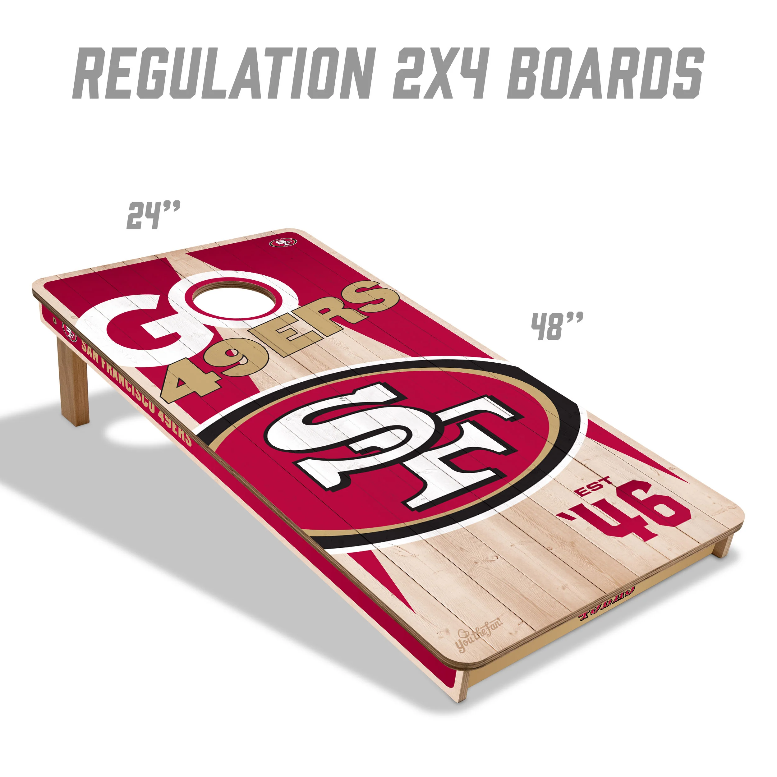 NFL Licensed 2x4 Cornhole Boards - Image 33