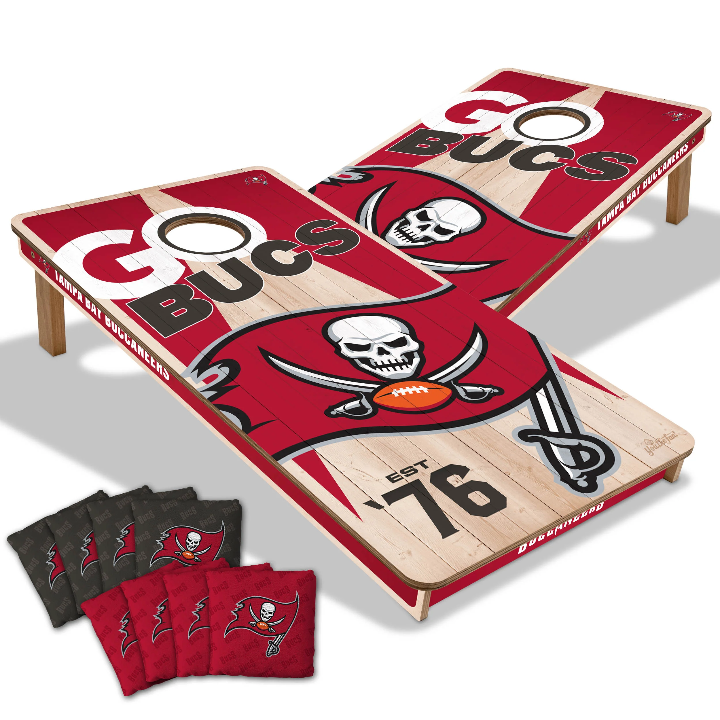 NFL Licensed 2x4 Cornhole Boards - Image 35