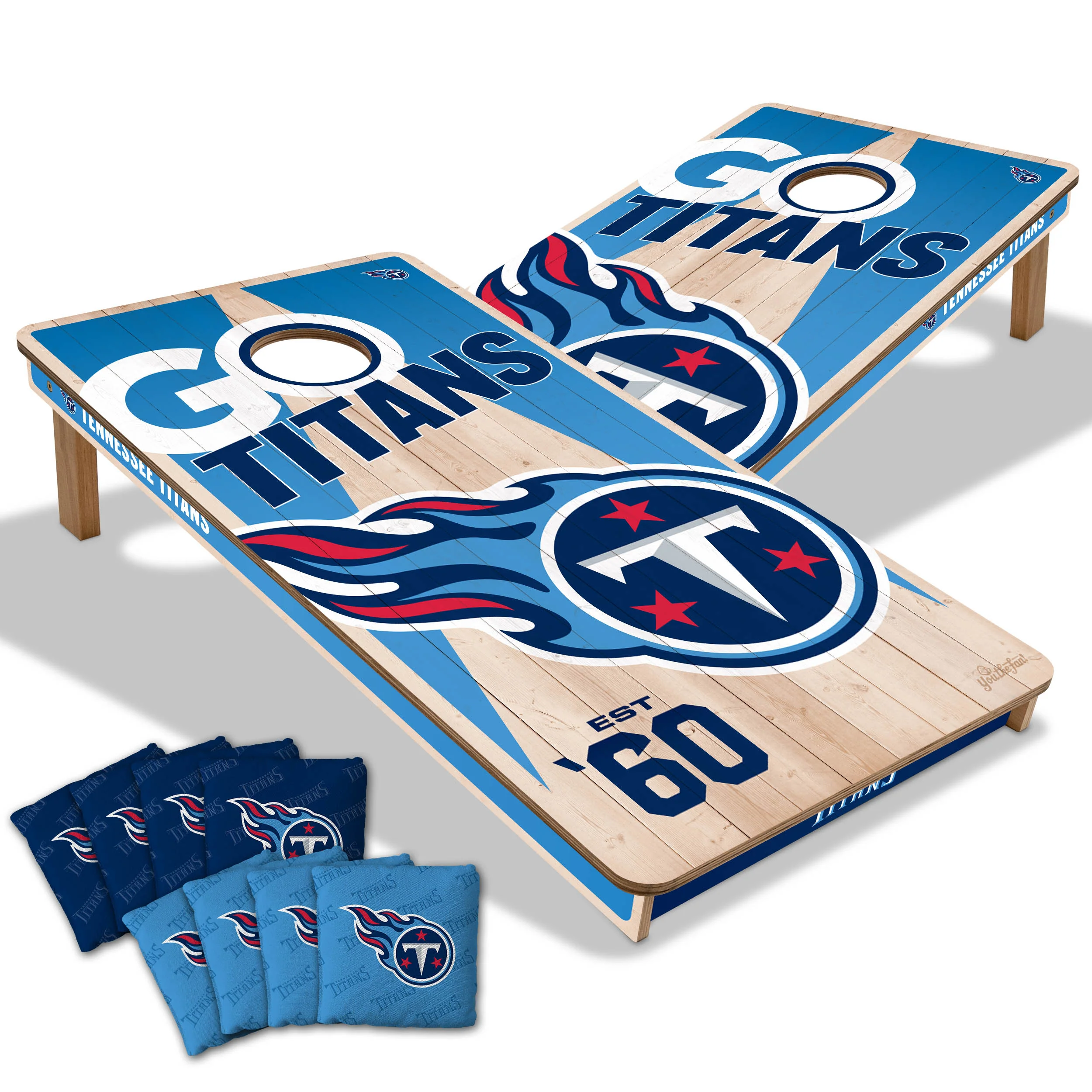 NFL Licensed 2x4 Cornhole Boards - Image 36