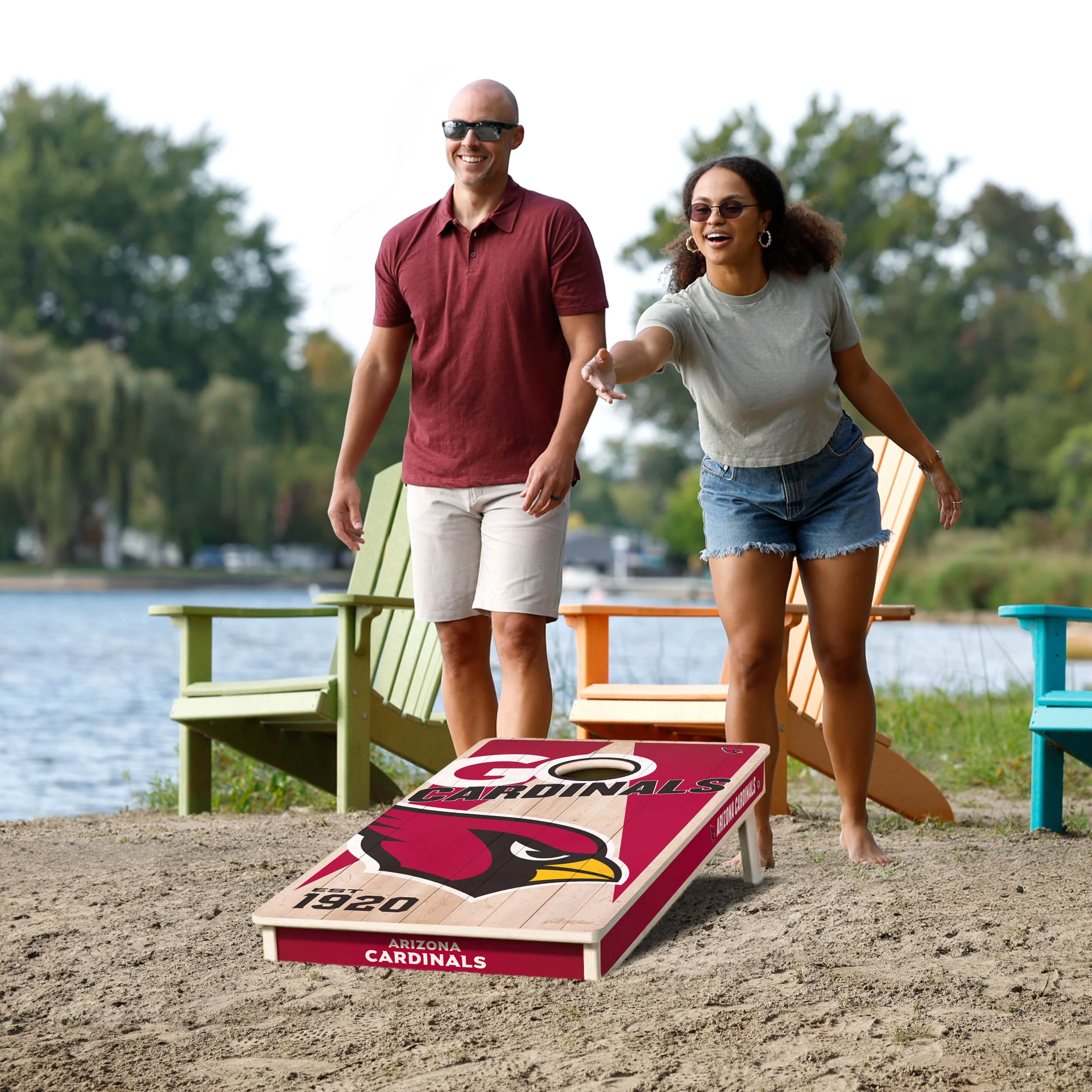 NFL Licensed 2x4 Cornhole Boards - Image 6