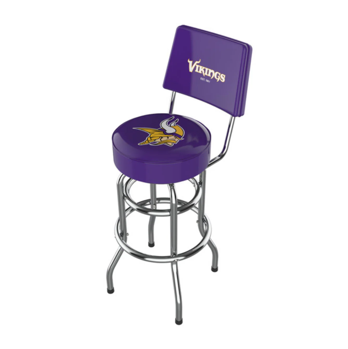 NFL Licensed 30" Chrome Barstool with Backs - Image 10