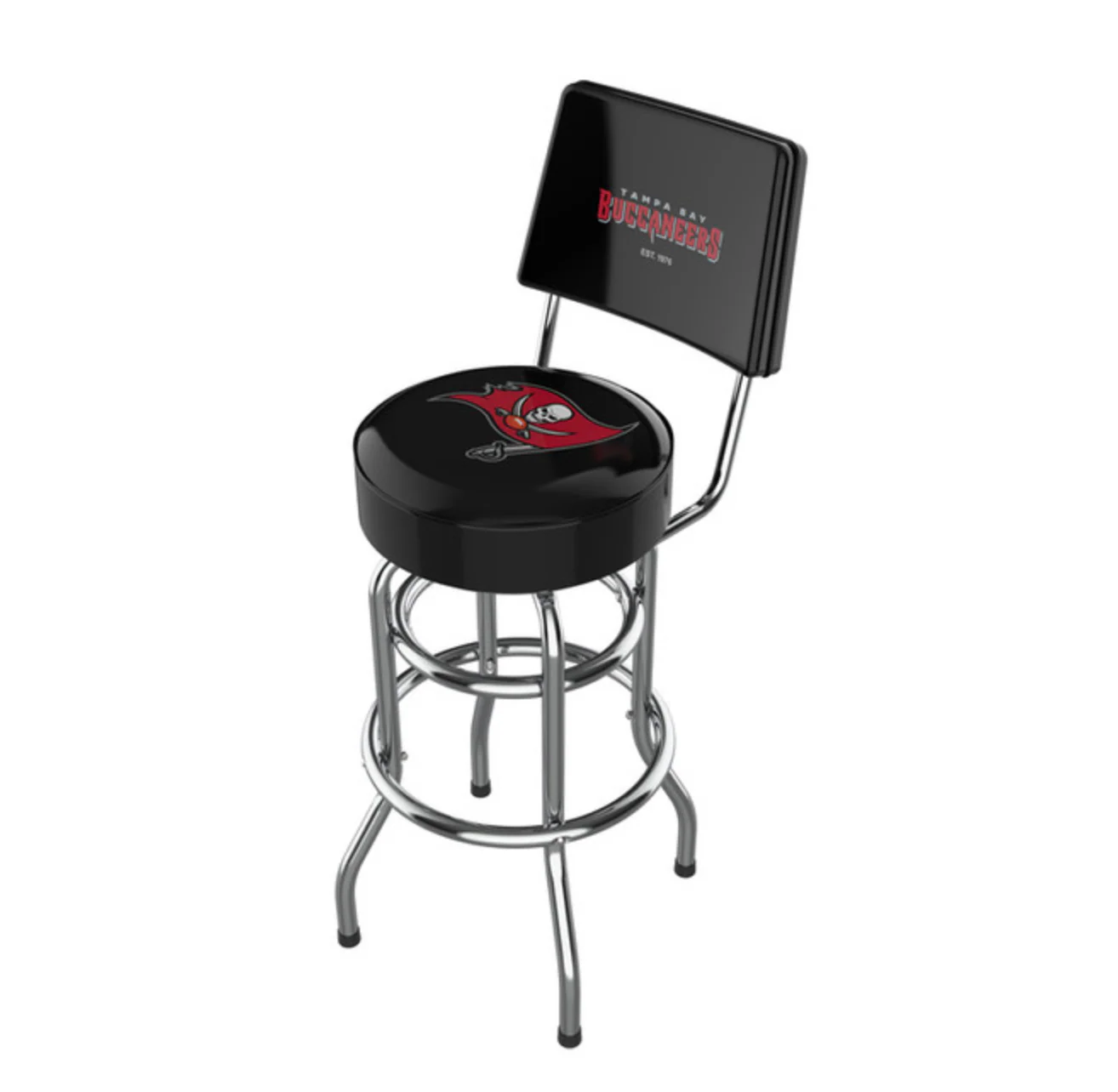 NFL Licensed 30" Chrome Barstool with Backs - Image 12