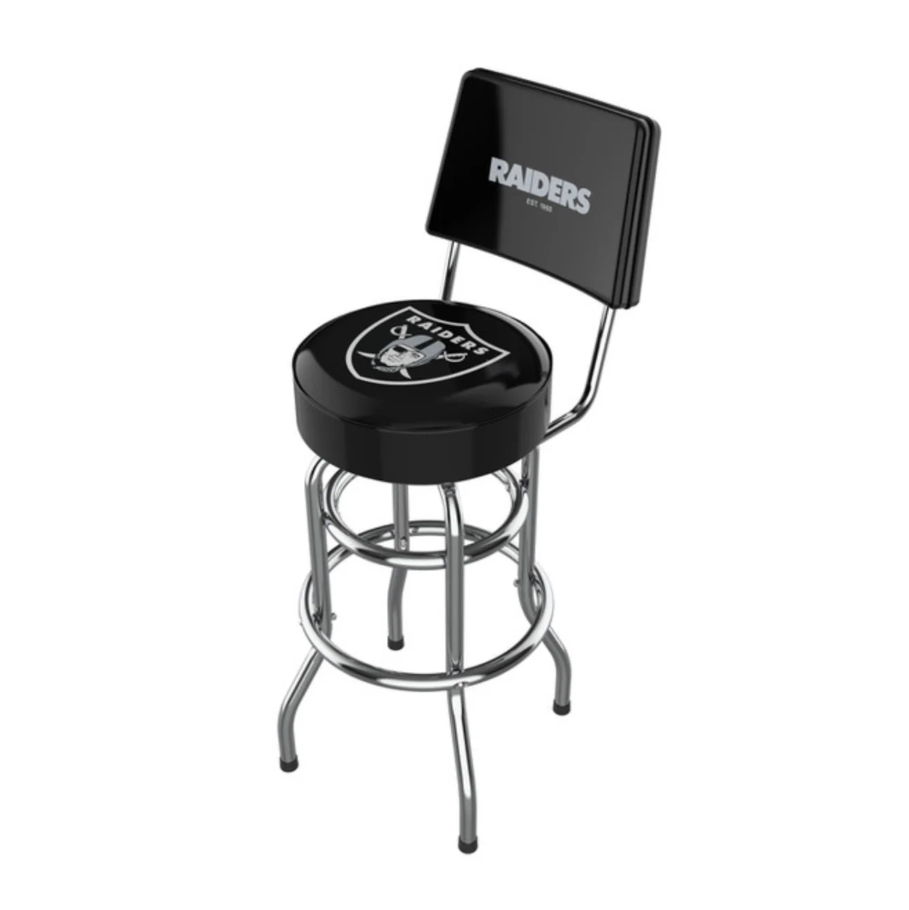 NFL Licensed 30" Chrome Barstool with Backs - Image 13