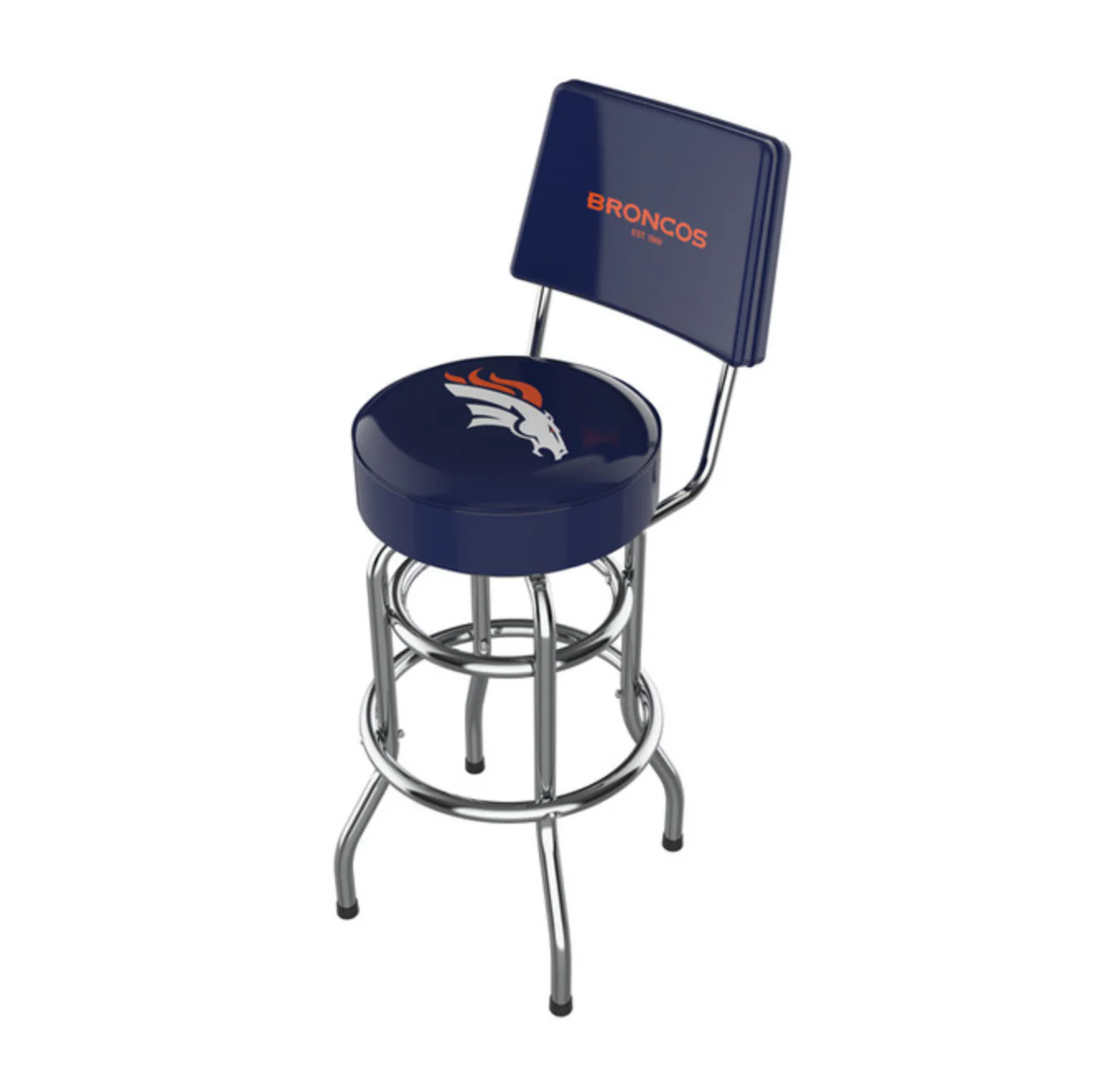 NFL Licensed 30" Chrome Barstool with Backs - Image 6