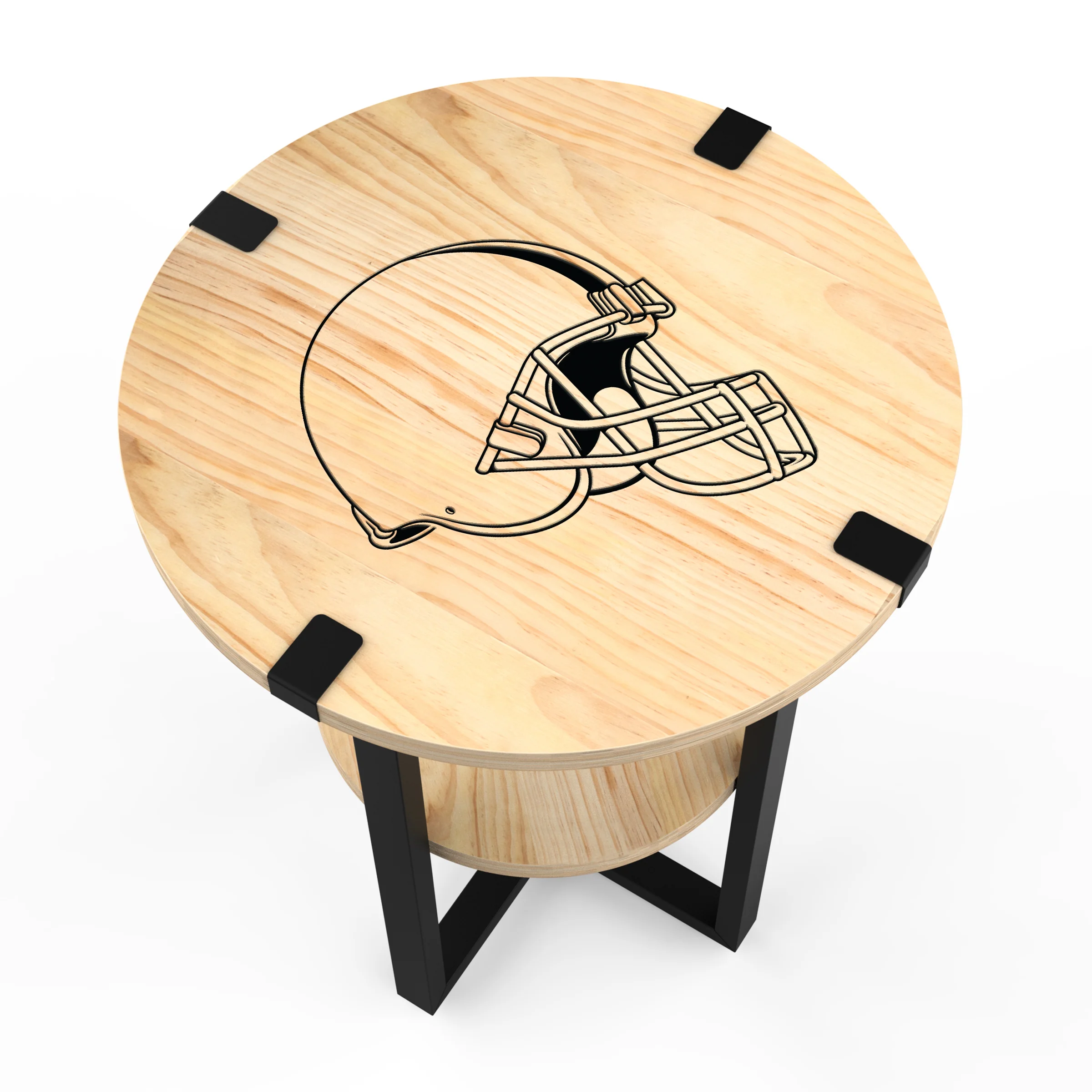 NFL Licensed Round Side Table with Charger - Image 67