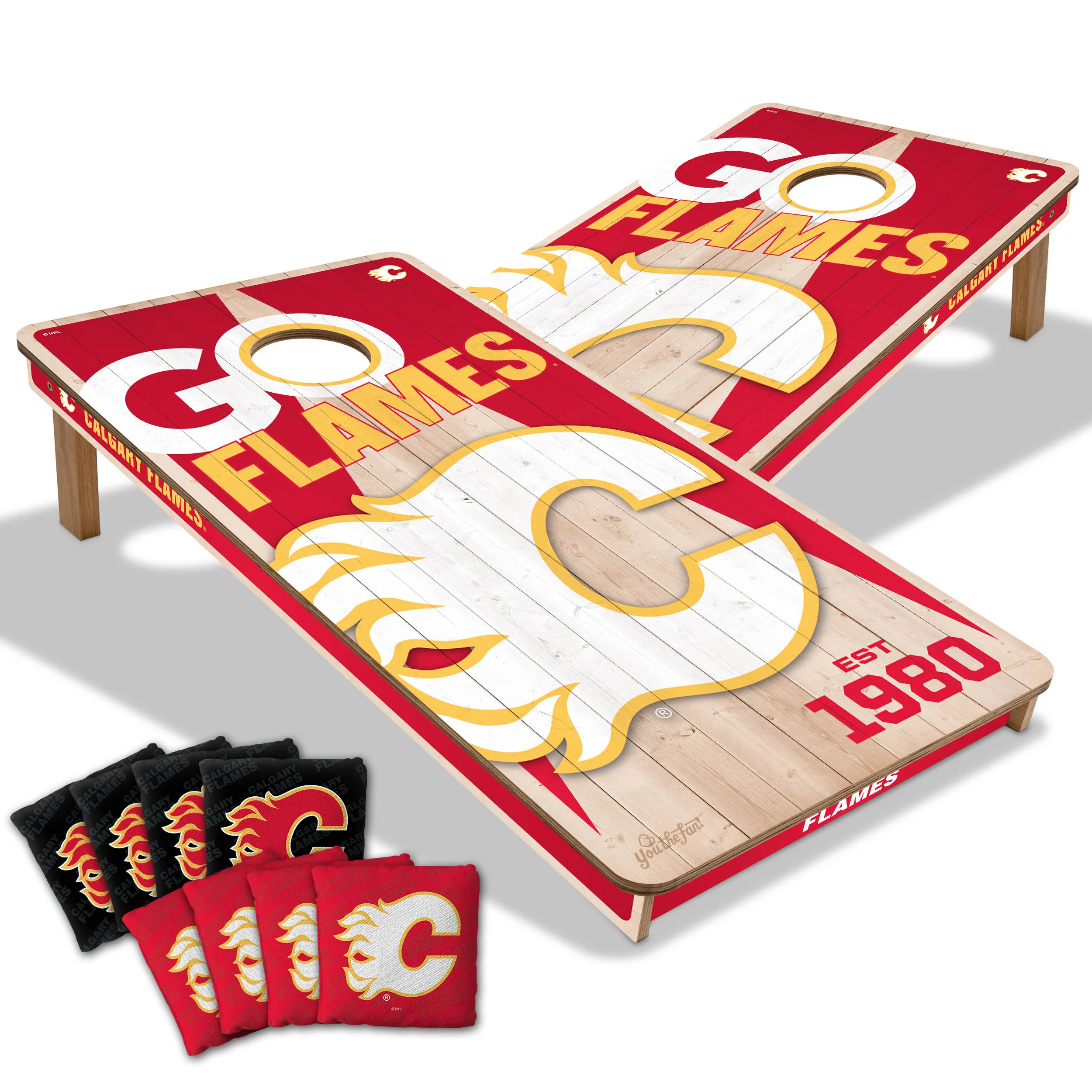 NHL Licensed 2x4 Cornhole Boards - Image 10