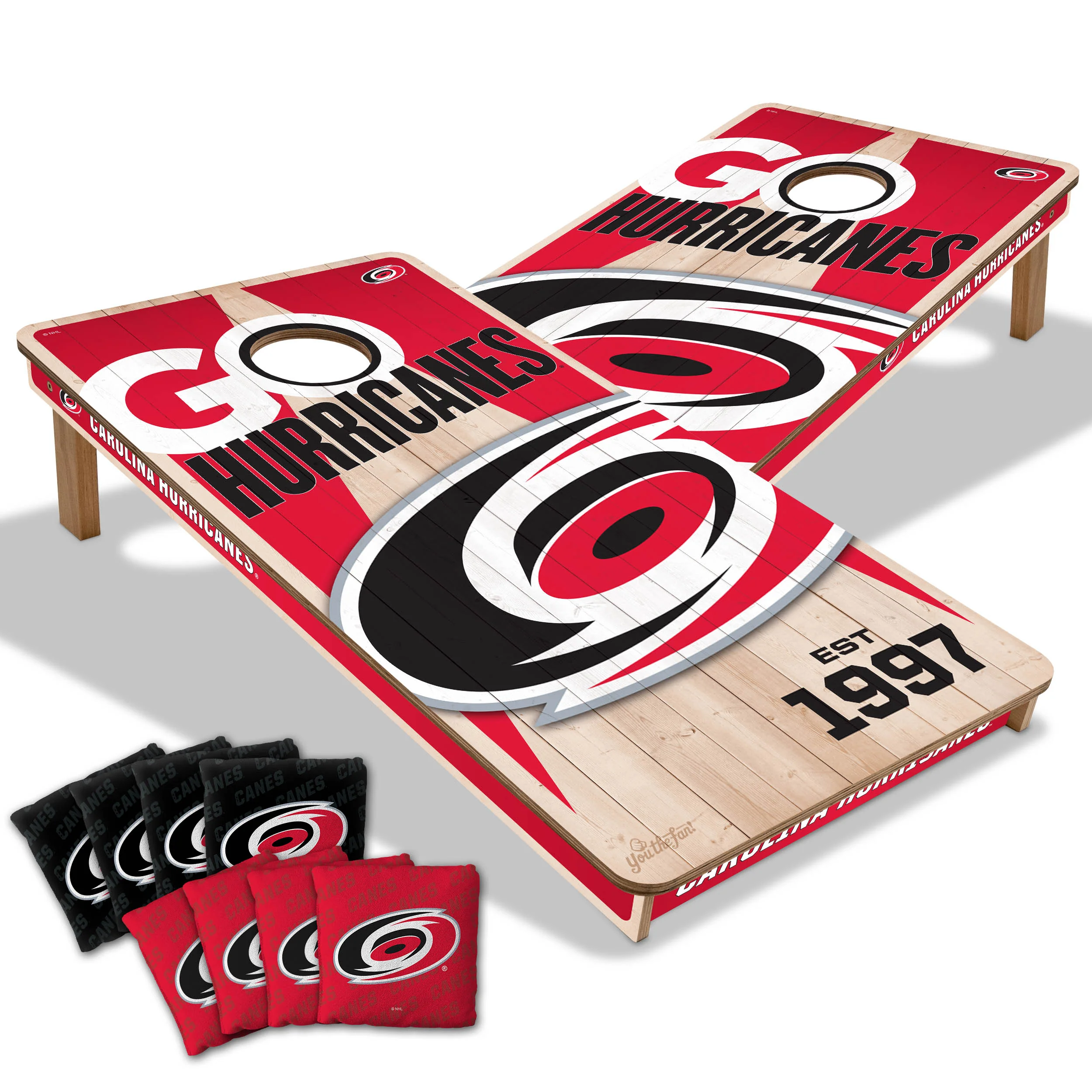 NHL Licensed 2x4 Cornhole Boards - Image 11