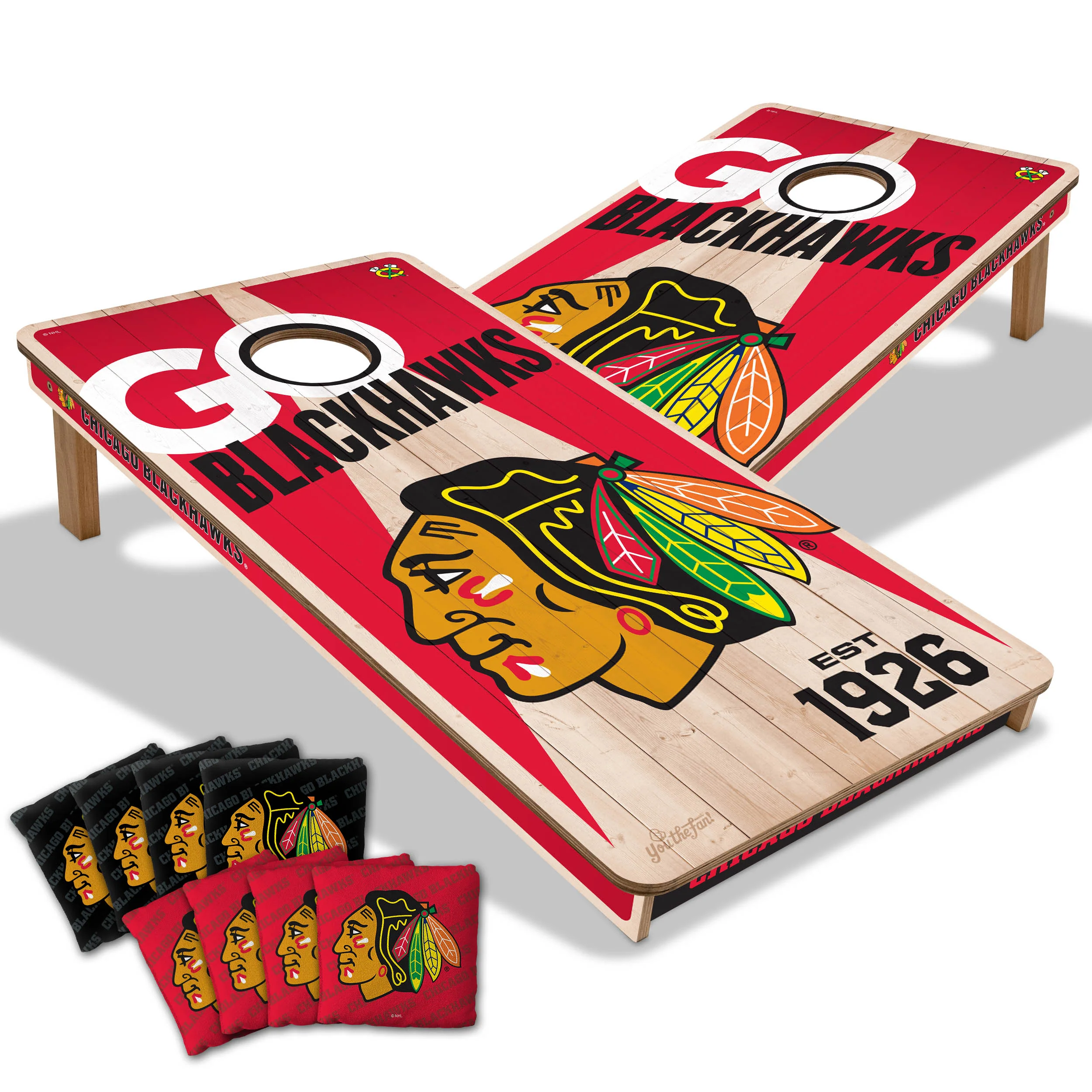NHL Licensed 2x4 Cornhole Boards - Image 12