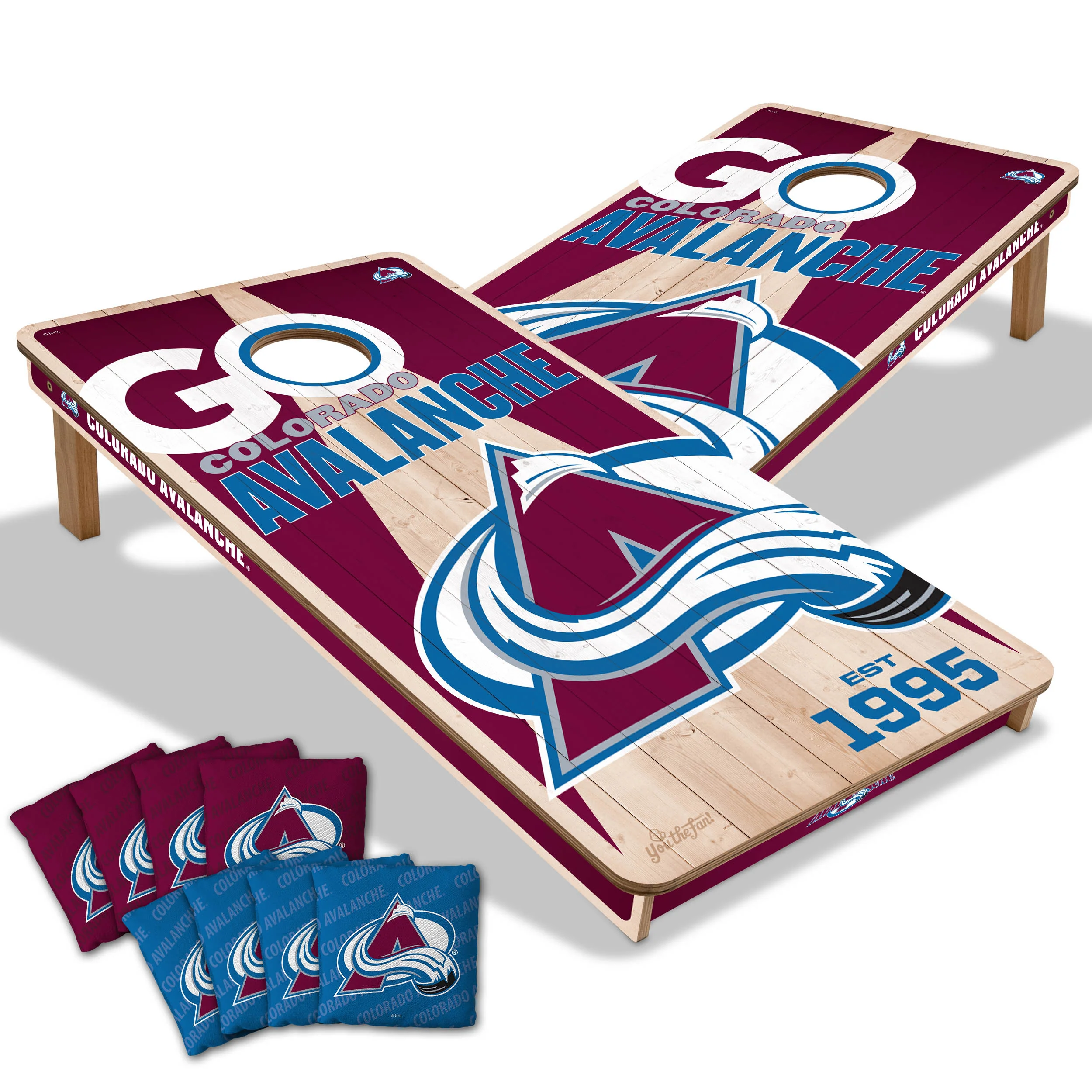 NHL Licensed 2x4 Cornhole Boards - Image 13