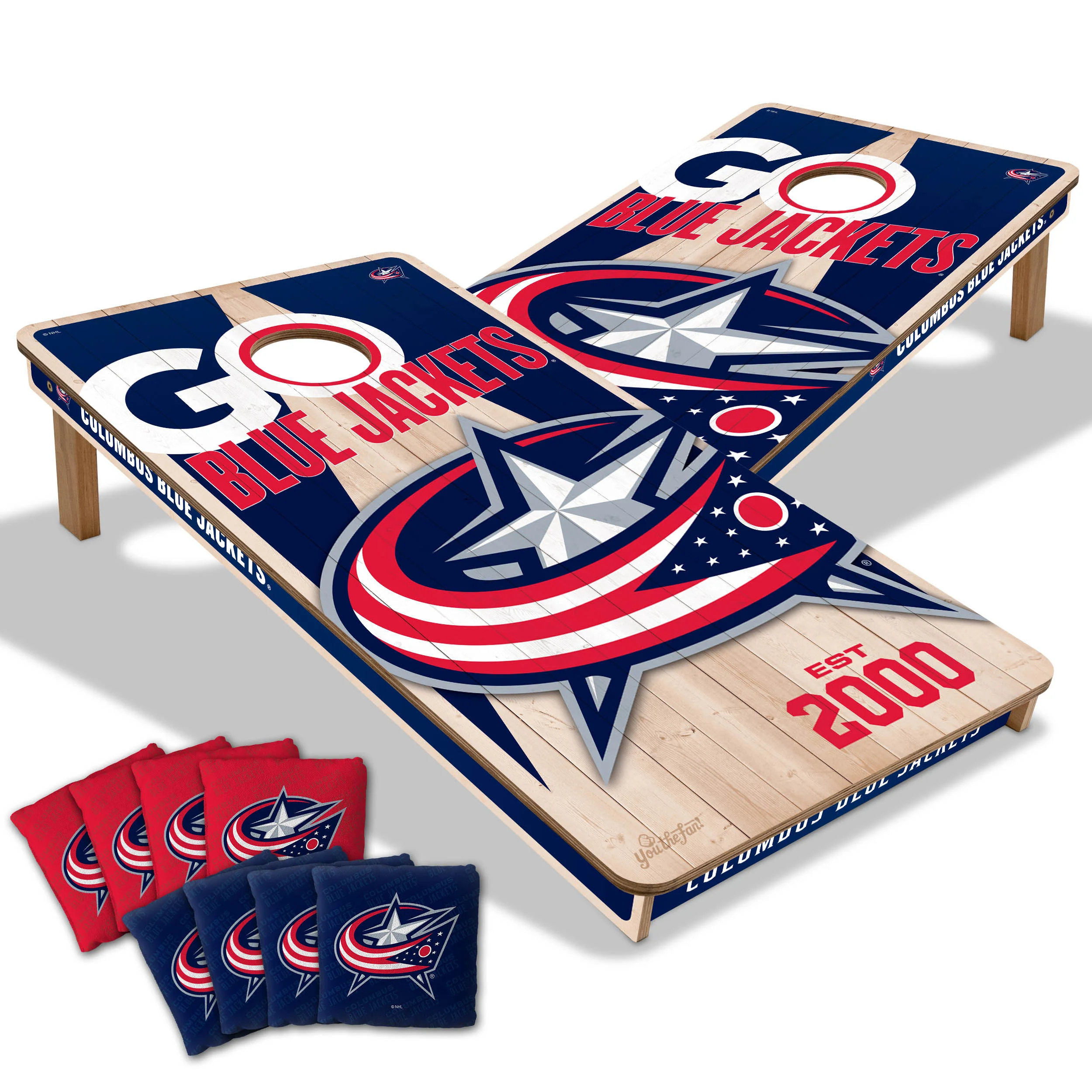 NHL Licensed 2x4 Cornhole Boards - Image 14