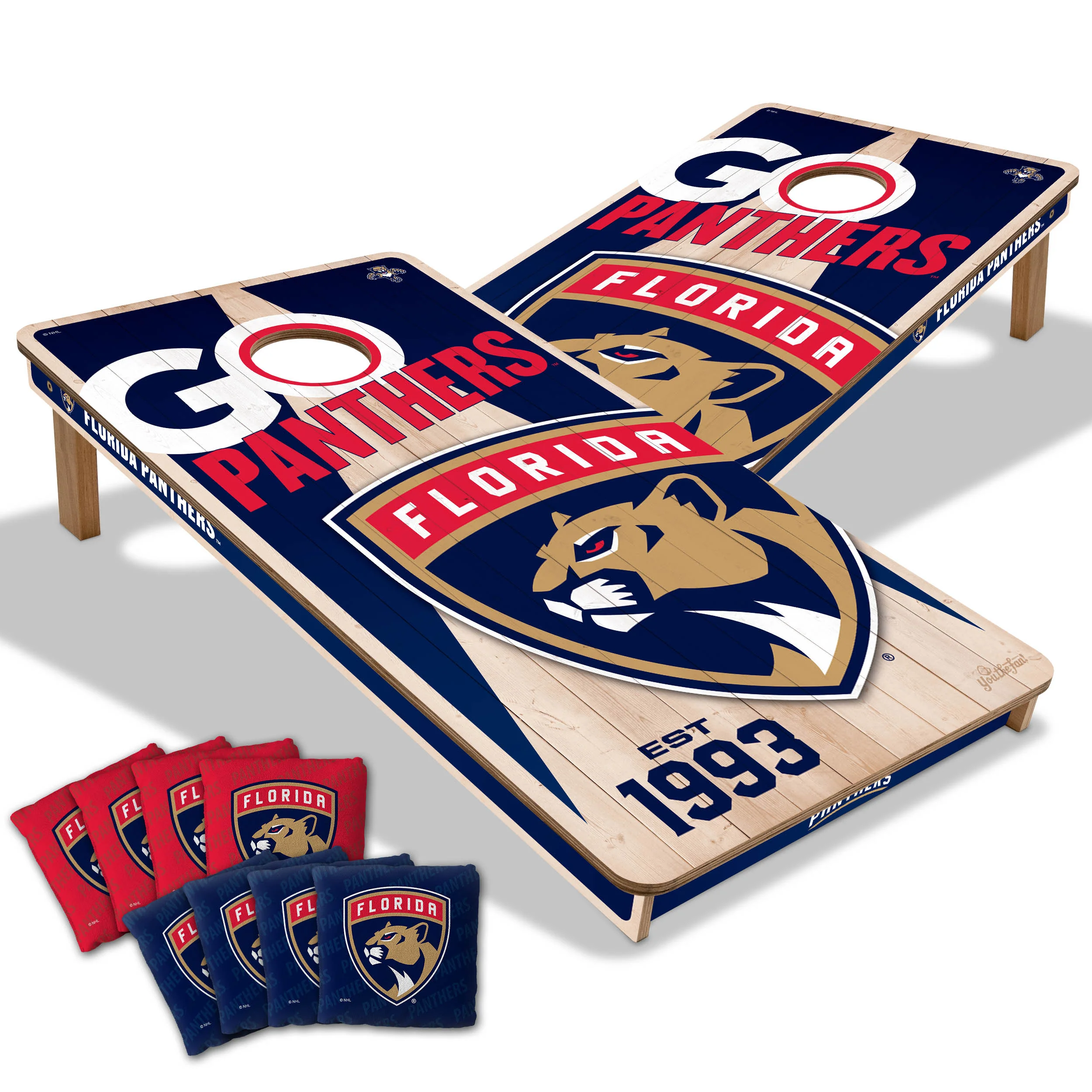 NHL Licensed 2x4 Cornhole Boards - Image 18