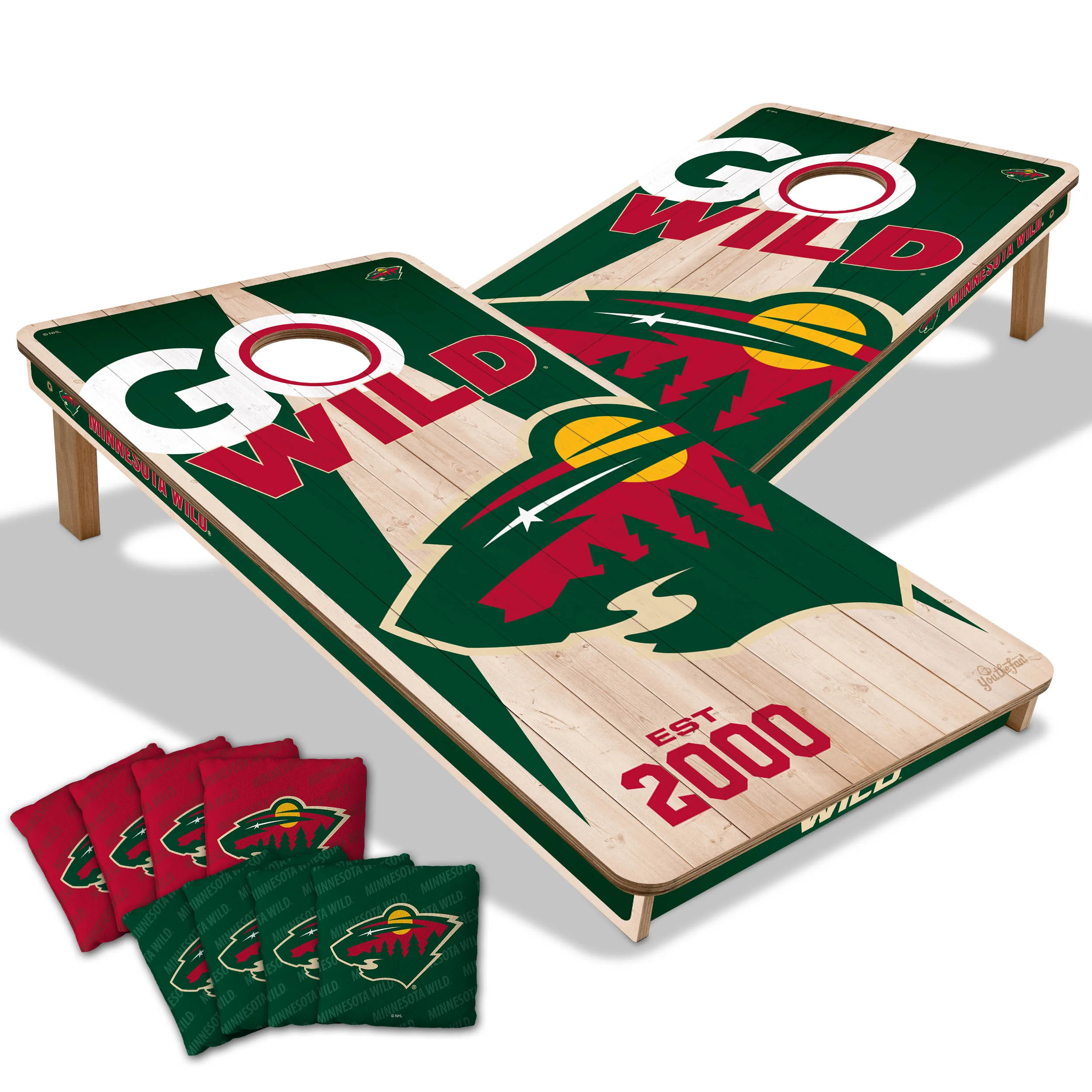 NHL Licensed 2x4 Cornhole Boards - Image 20