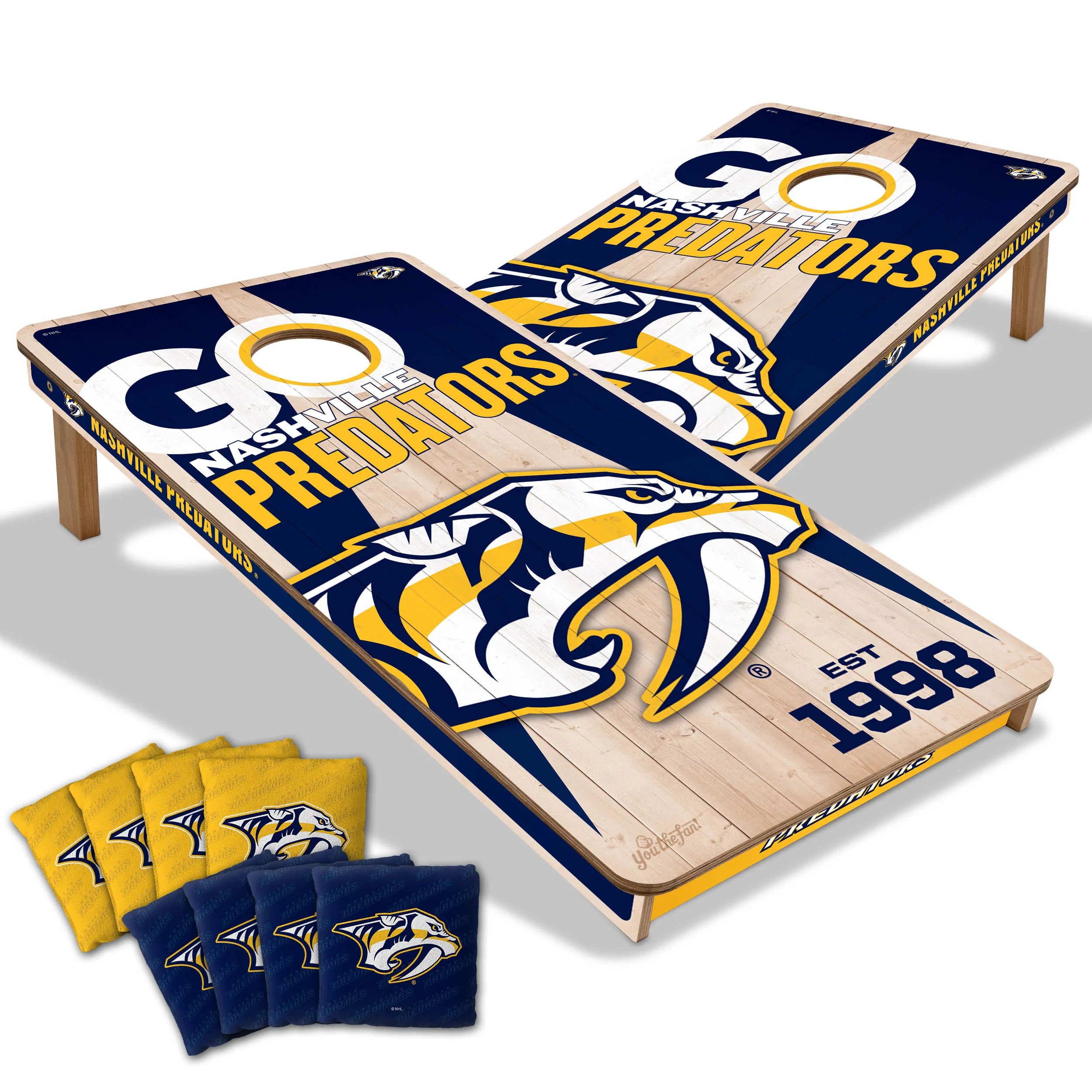 NHL Licensed 2x4 Cornhole Boards - Image 22