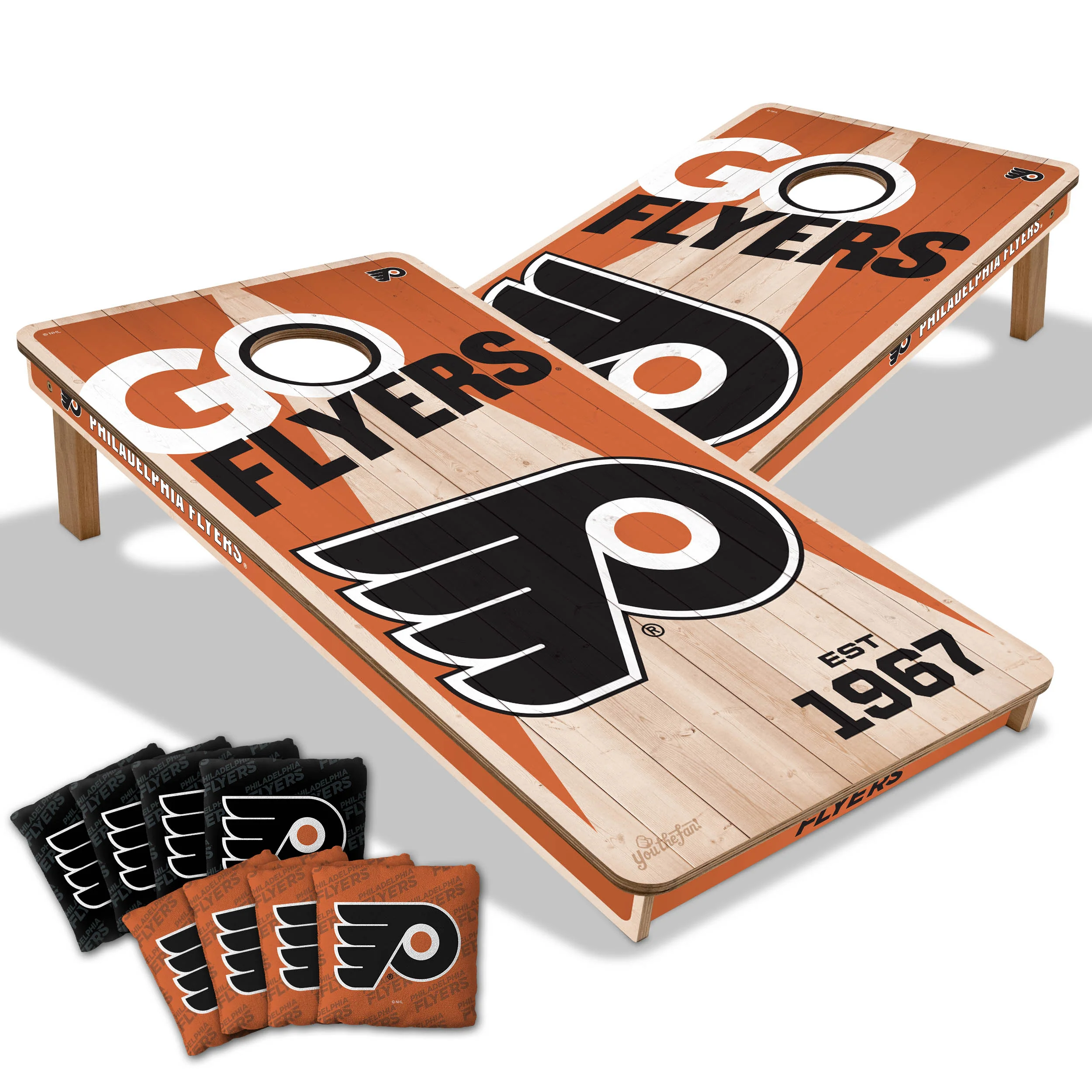 NHL Licensed 2x4 Cornhole Boards - Image 27