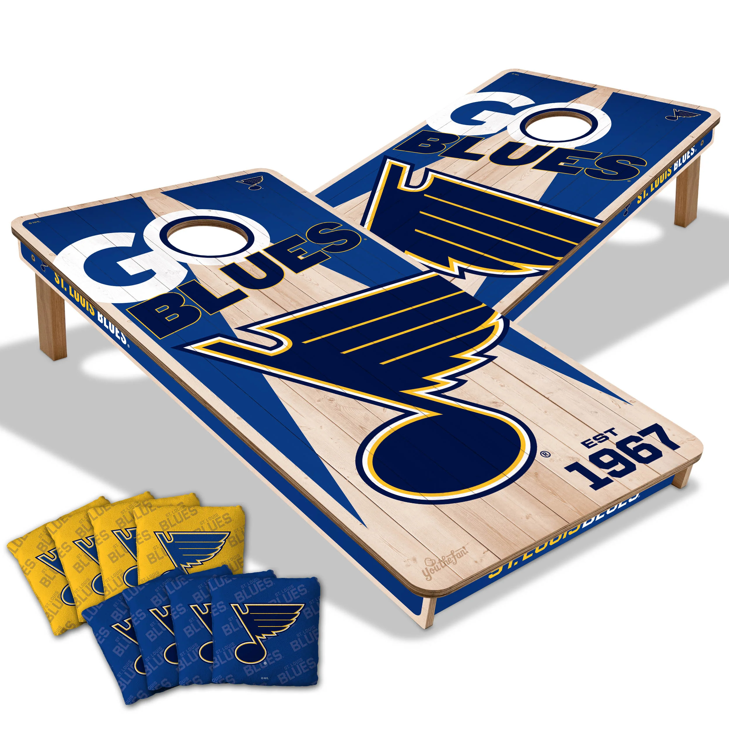 NHL Licensed 2x4 Cornhole Boards - Image 31
