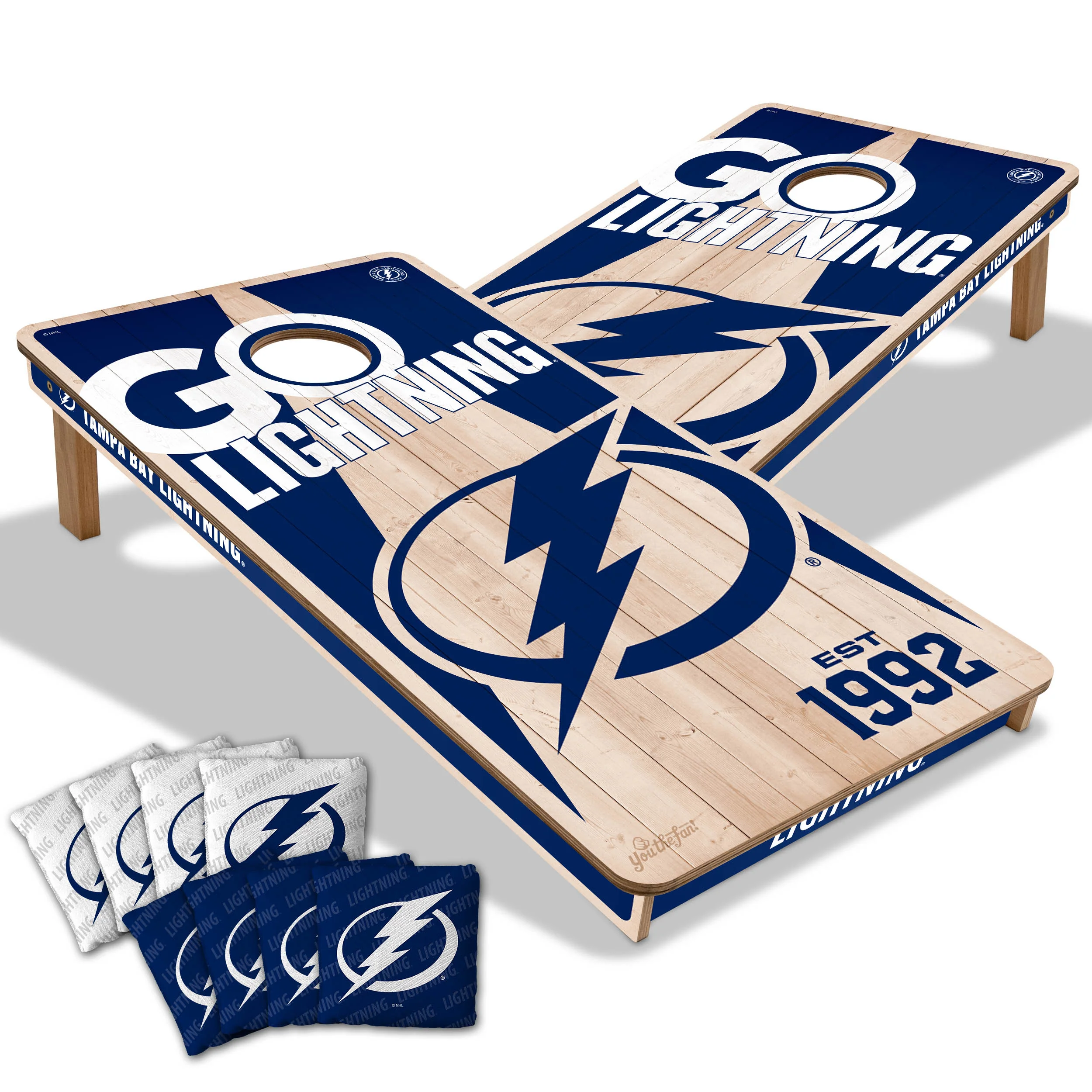 NHL Licensed 2x4 Cornhole Boards - Image 32