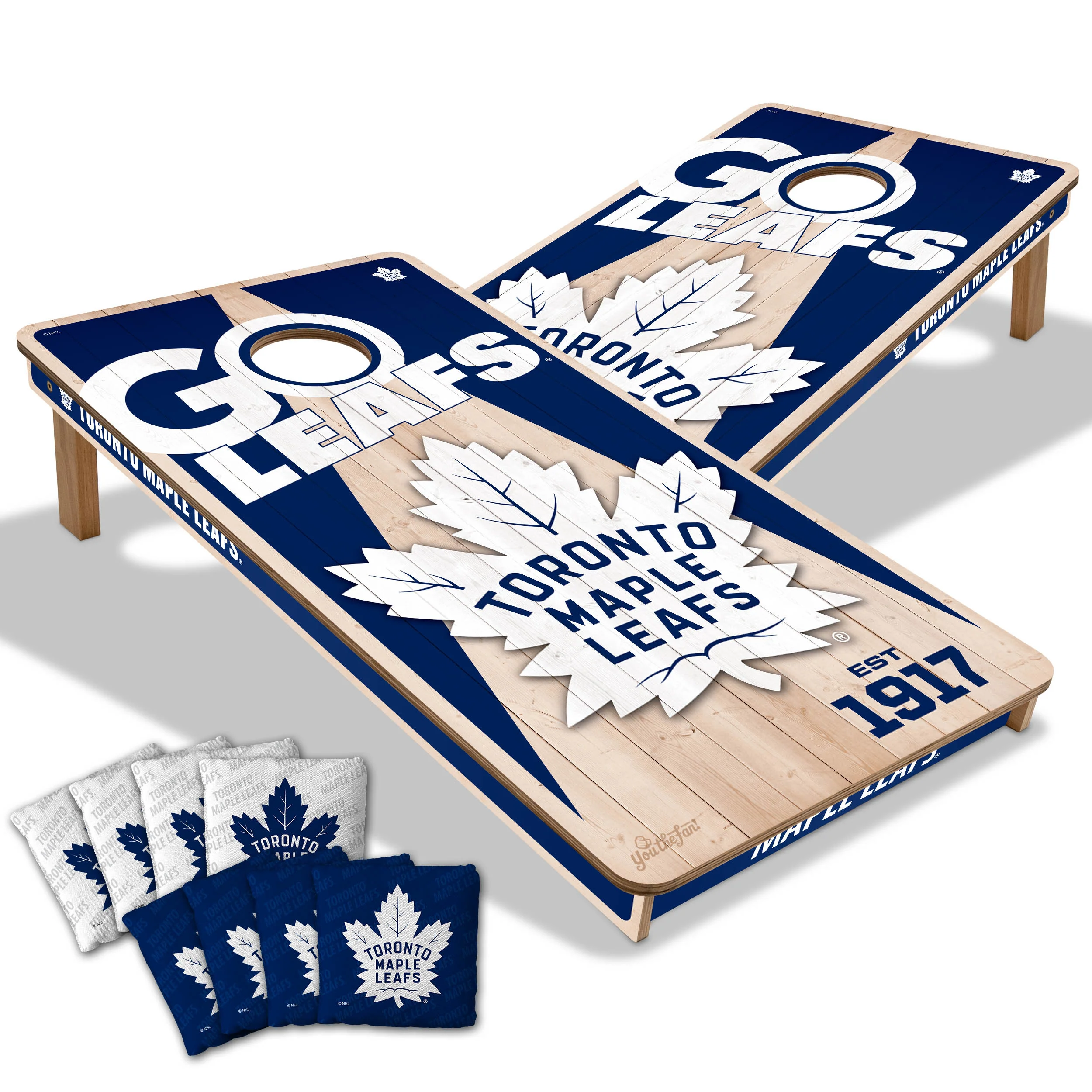 NHL Licensed 2x4 Cornhole Boards - Image 33