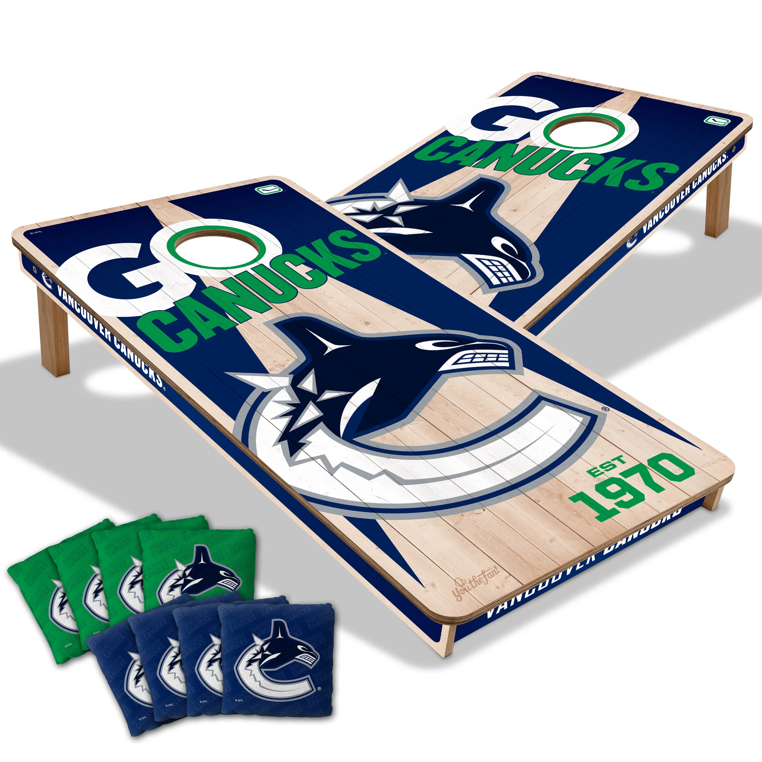 NHL Licensed 2x4 Cornhole Boards - Image 34