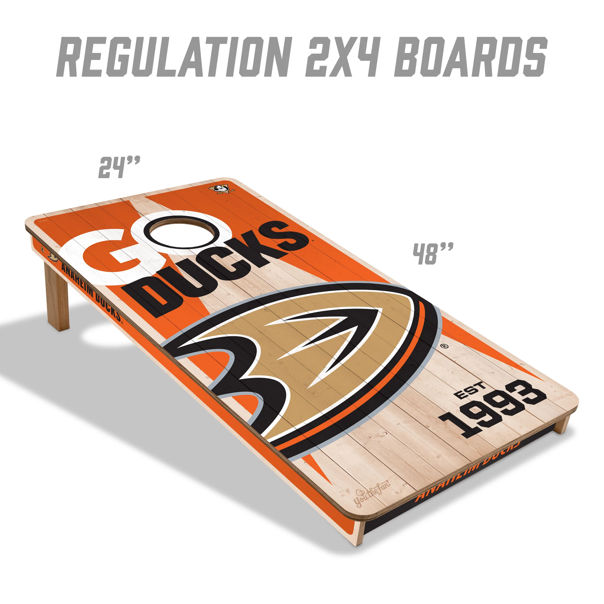 NHL Licensed 2x4 Cornhole Boards - Image 5