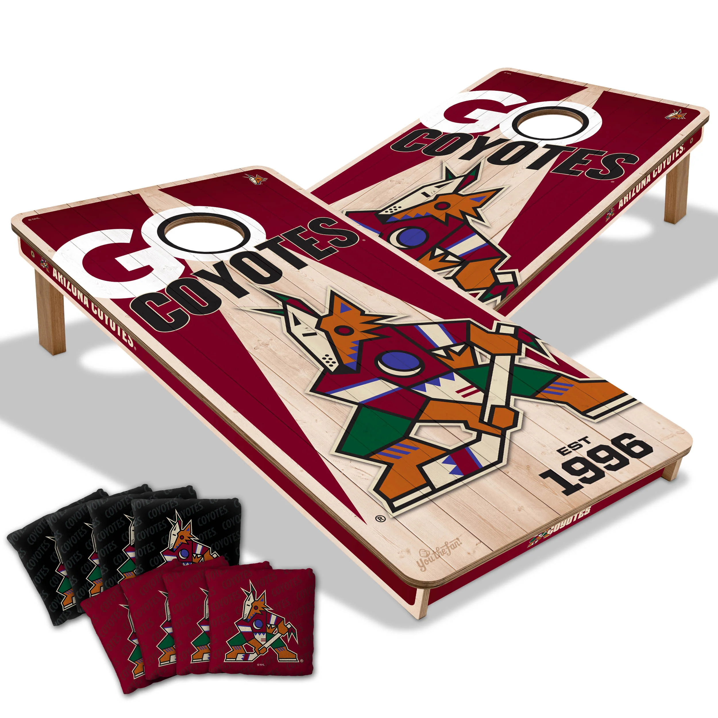 NHL Licensed 2x4 Cornhole Boards - Image 7