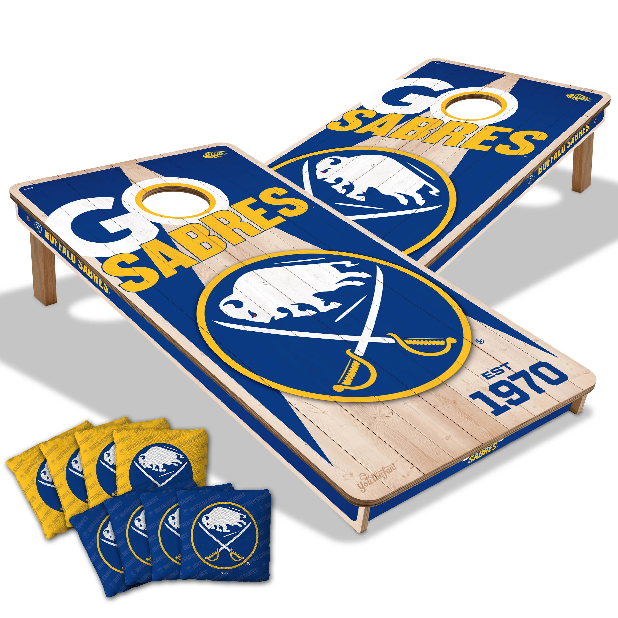 NHL Licensed 2x4 Cornhole Boards - Image 9