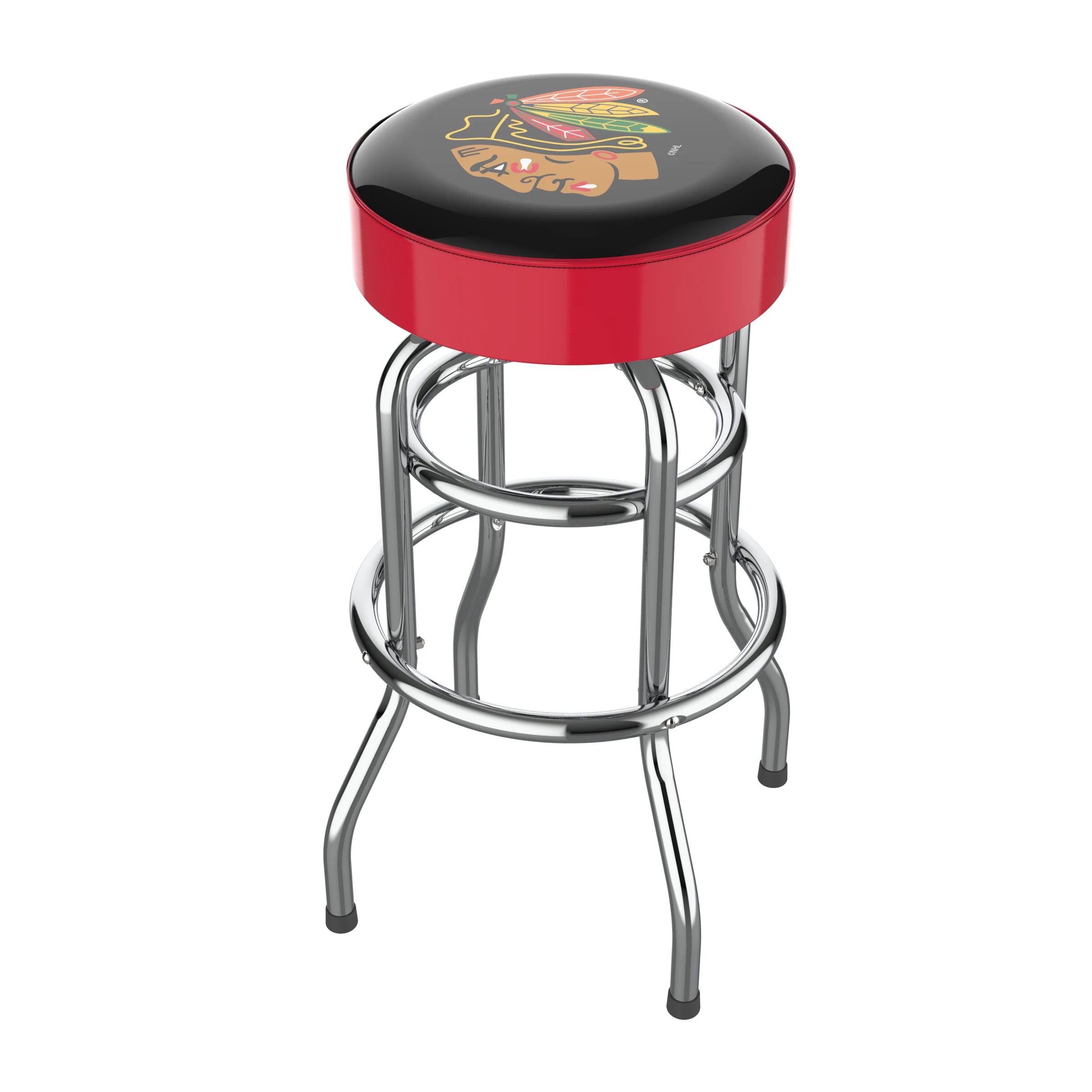 NHL Licensed 30" Chrome Barstool - Image 6