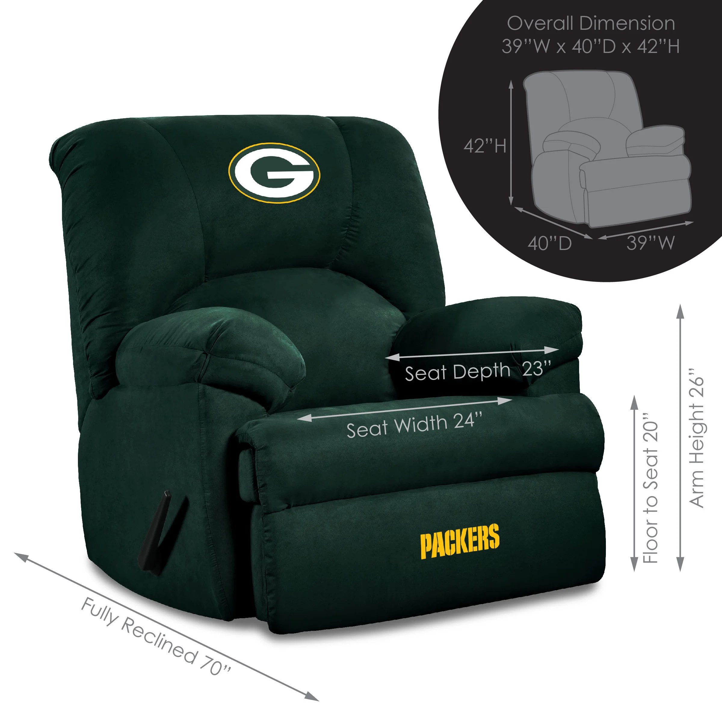 Officially Licensed NFL GM Recliner - Image 2