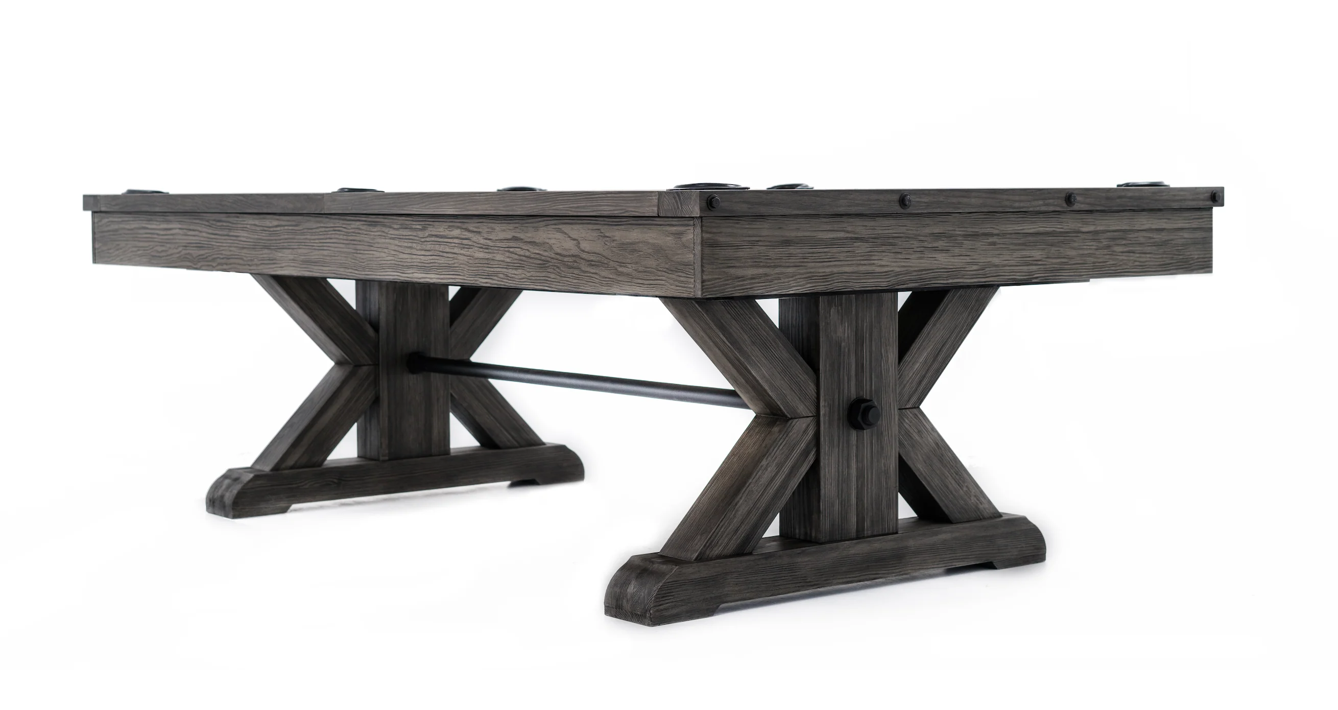Otis Pool Table - Weathered Grey Finish - Image 4