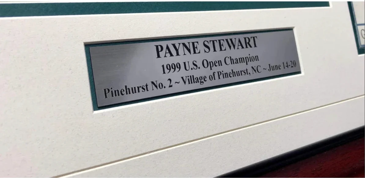 Payne Stewart Framed Authentic 1999 U.S. Open Ticket Collage COA Golf PGA US - Image 4