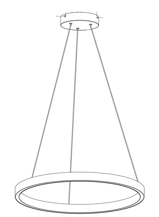 Ram Gameroom 24" Circular LED Pendant Light - Image 3