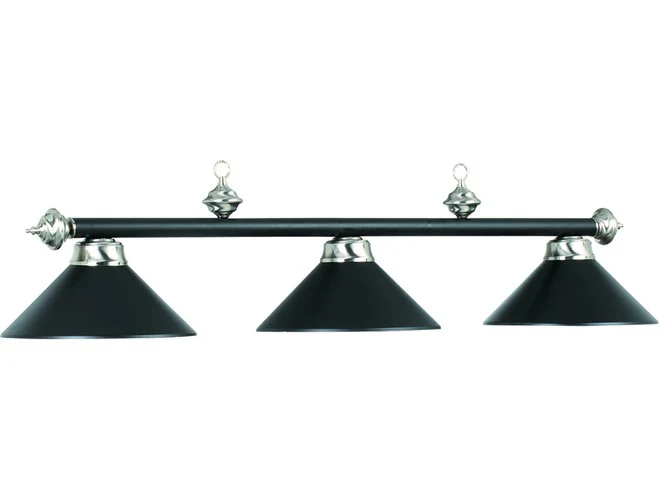 Ram Gameroom Products Metallic 3-Lamp Bar Pool Table Light - Image 4