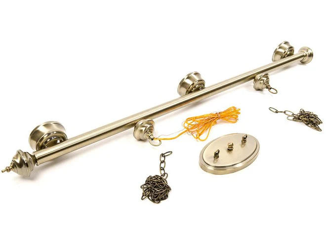 Ram Gameroom Products Metallic 3-Lamp Bar Pool Table Light - Image 8
