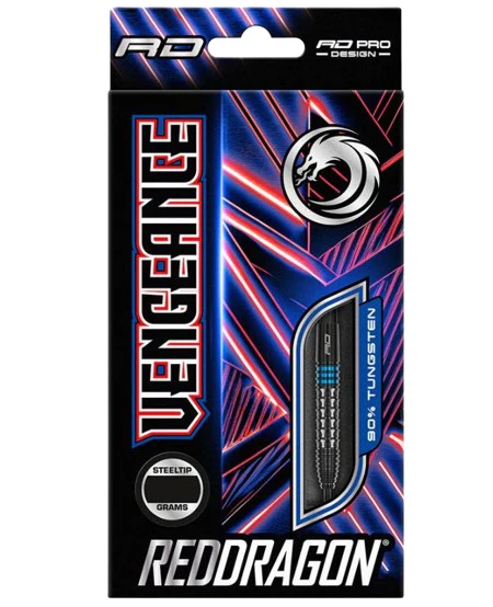 Red Dragon Vengeance Blue Steel Tip Dart - Image 3