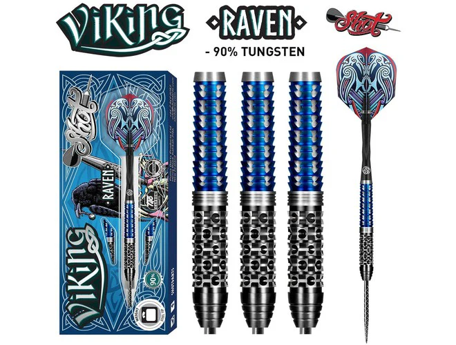 Shot! Viking Raven Steel Tip Dart Set - Image 2