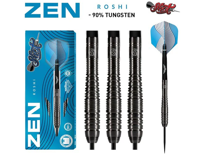 Shot! Zen Roshi Steel Tip Dart Set - Image 2