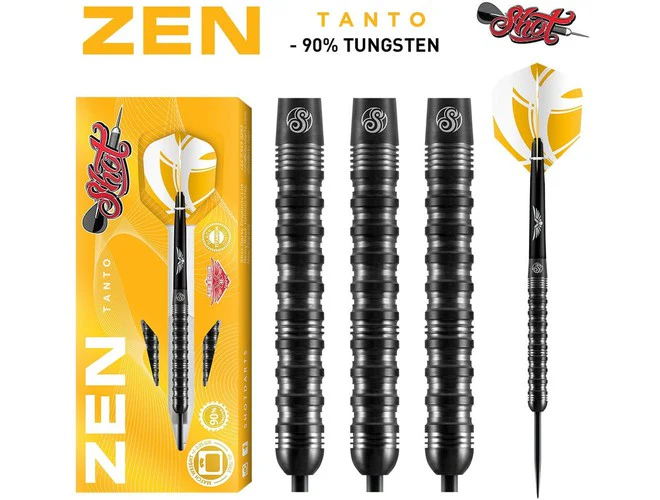 Shot! Zen Tanto Steel Tip Darts - Image 3