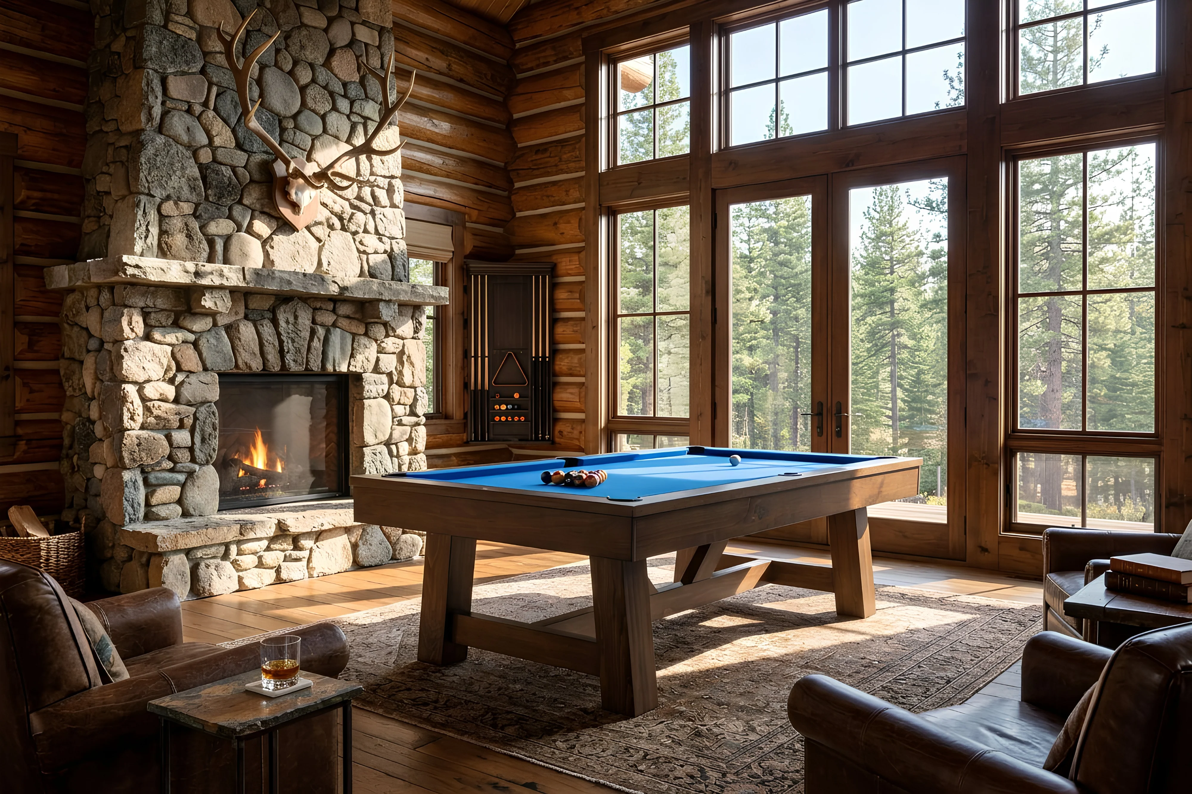 Spencer Marston 8' Aspen Pool Table - Image 2