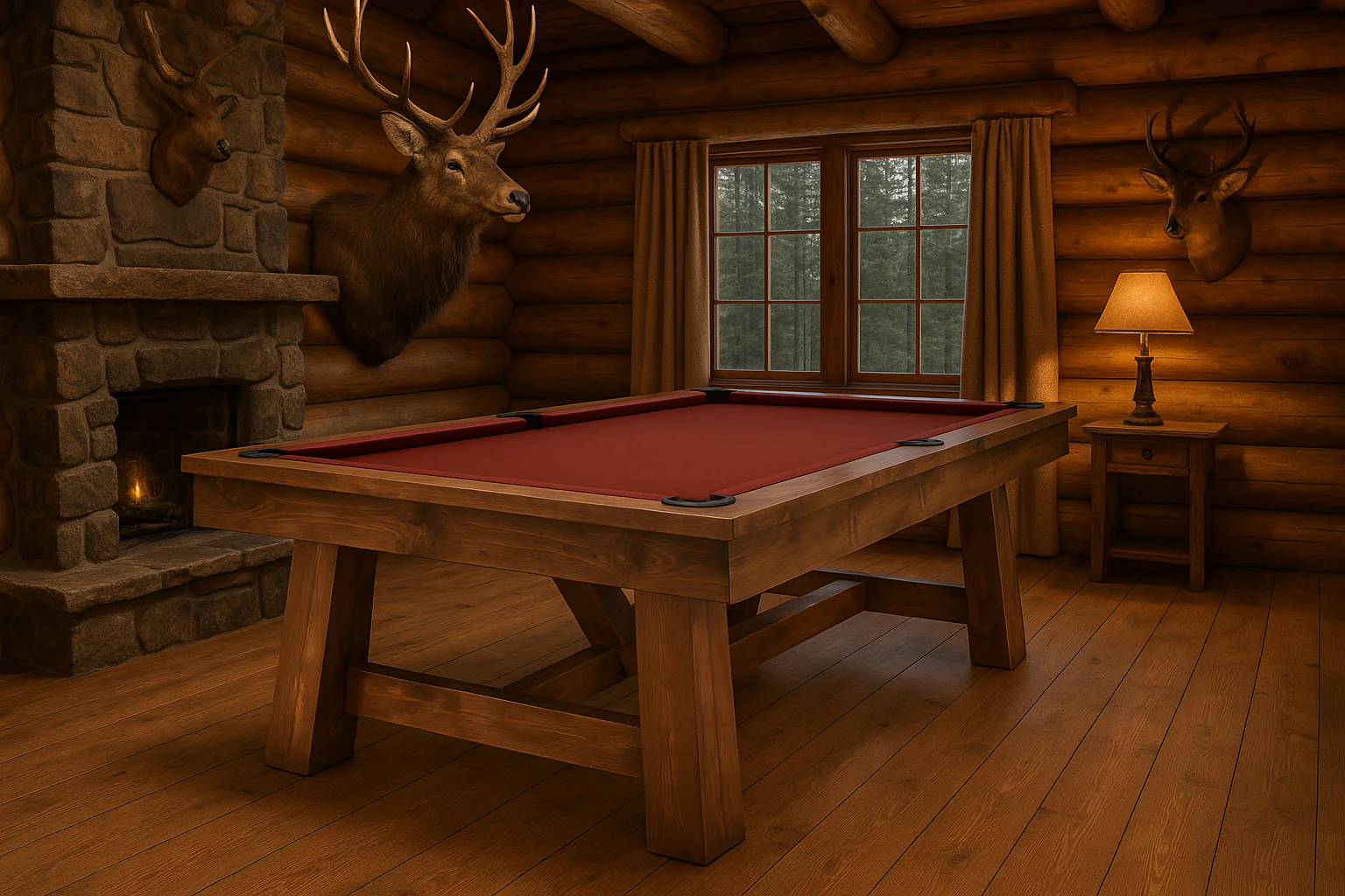 Spencer Marston 8' Aspen Pool Table - Image 3